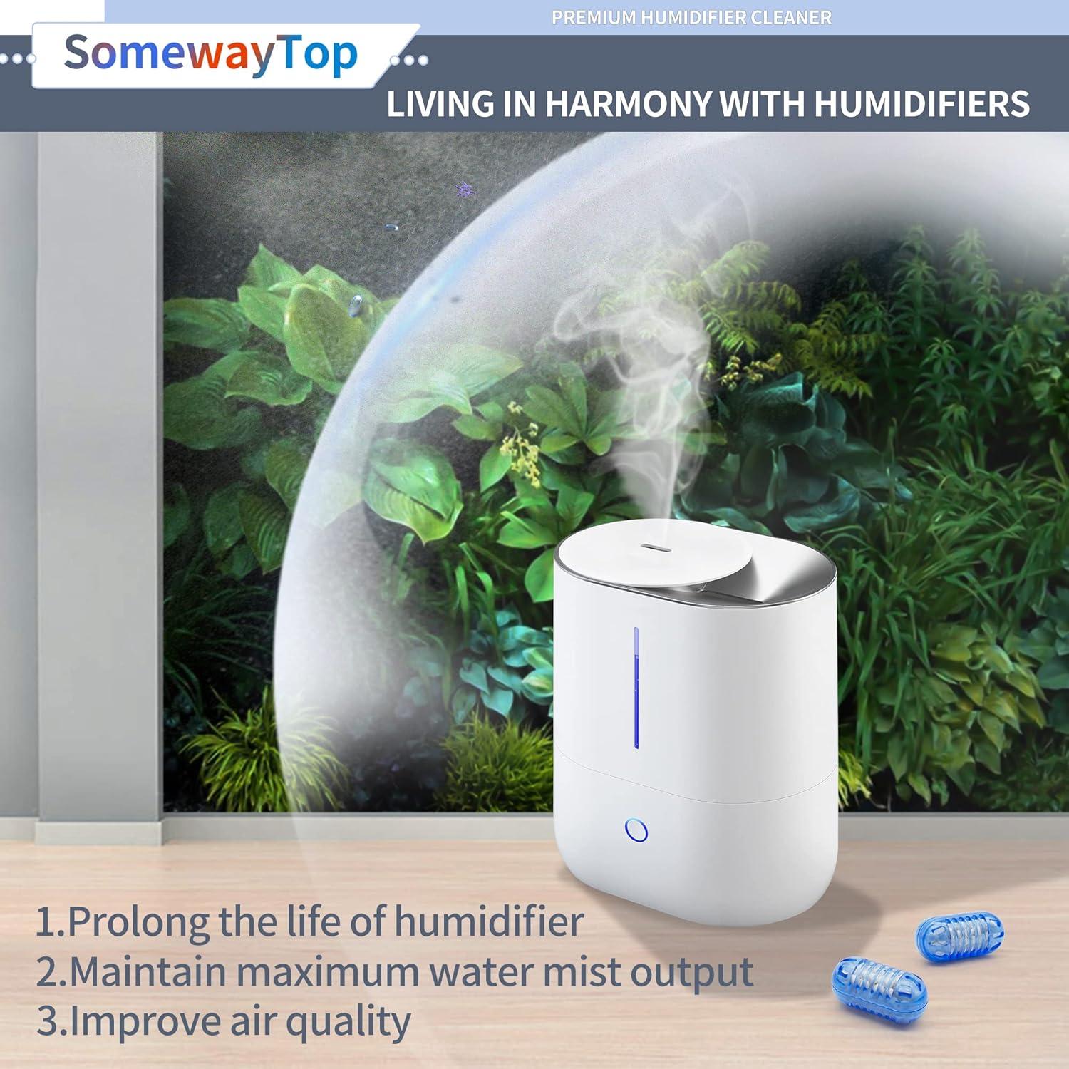 20 Piezas Limpiador de Humidificador SOMEWAYTOP 1 Galón