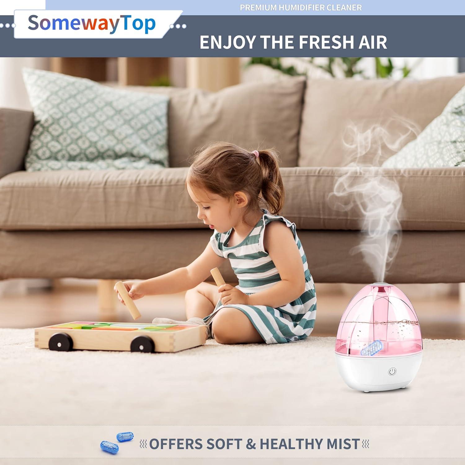 20 Piezas Limpiador de Humidificador SOMEWAYTOP 1 Galón