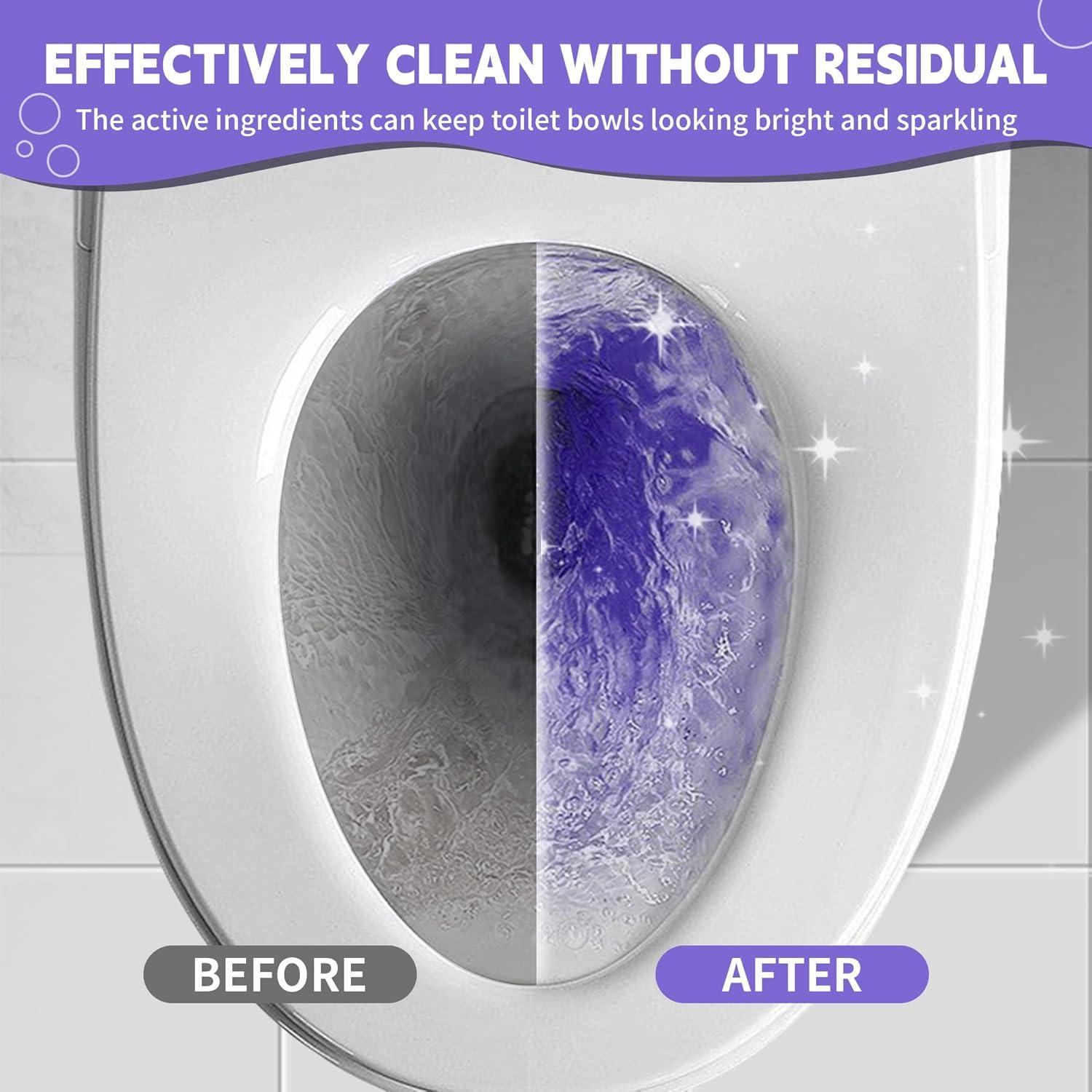 Tabletas Limpiadoras de Inodoro MyKlens Morado 20 Paquetes