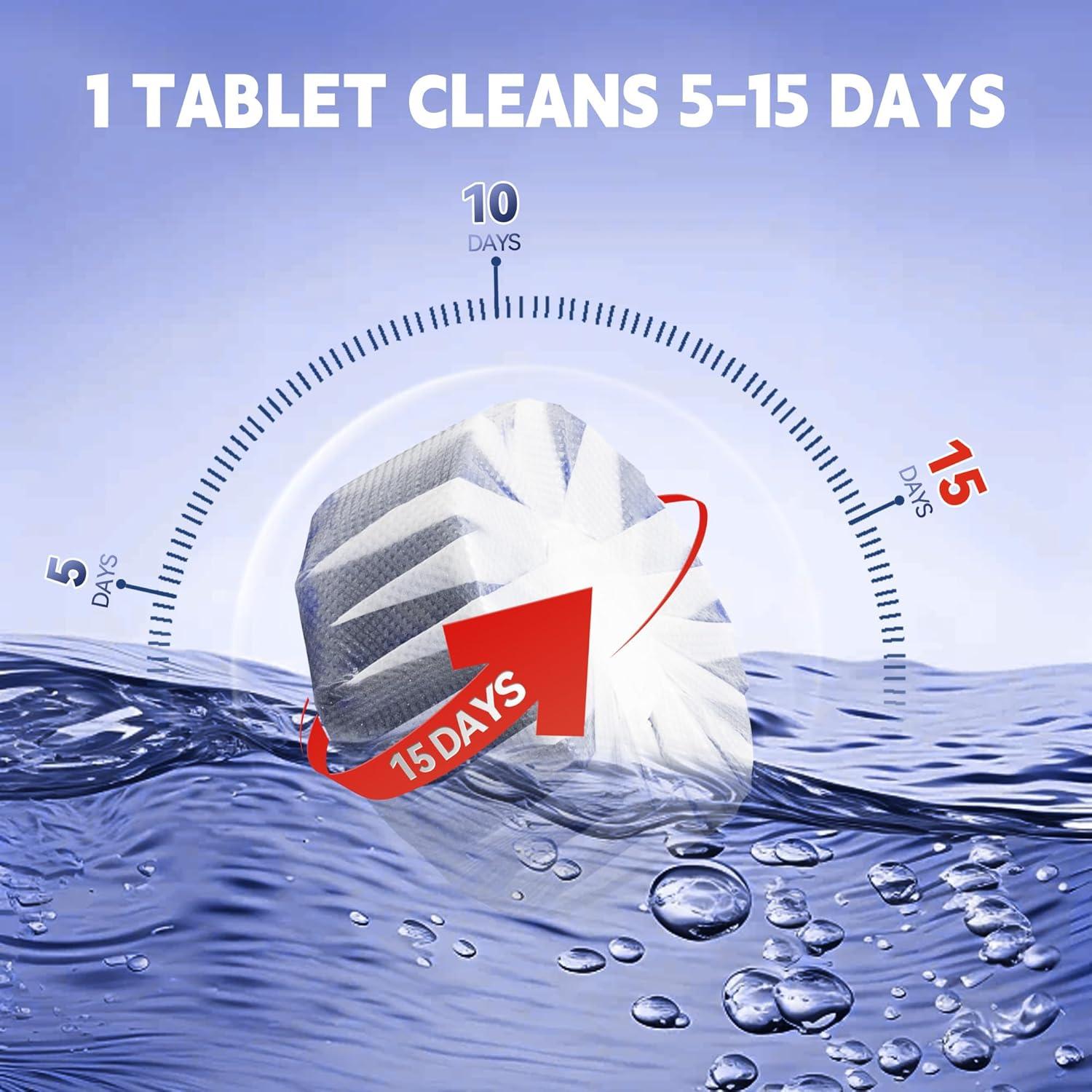 Tabletas Limpiadoras de Inodoro MyKlens Morado 20 Paquetes