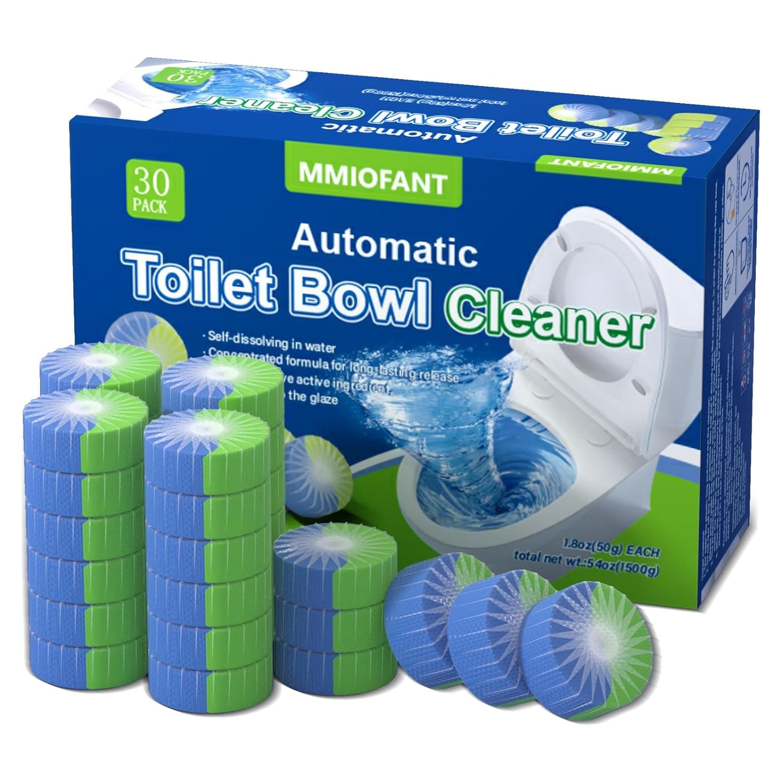 Tabletas Limpiadoras Automáticas para Inodoro MMIOFANT 30 Unidades