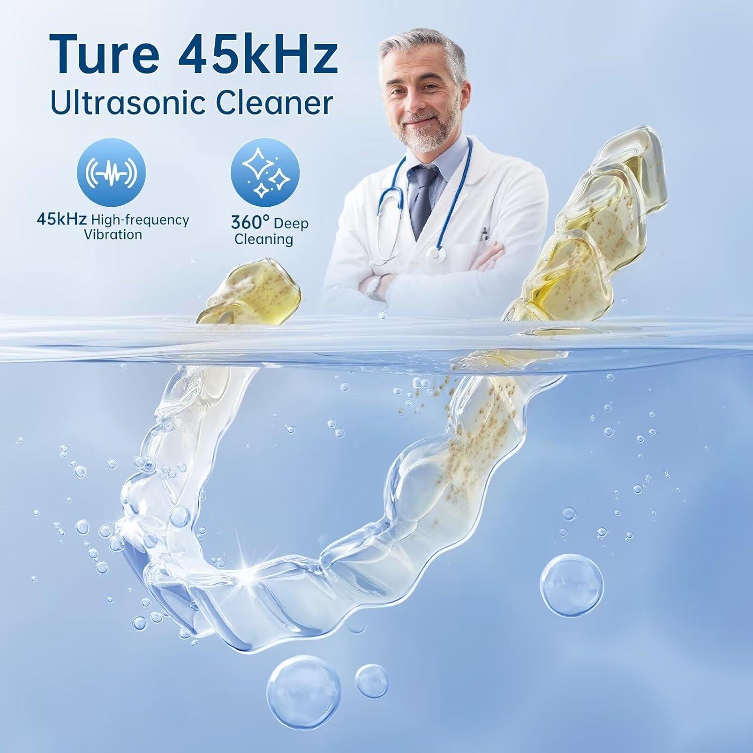 Limpiador Ultrasónico PUFTEM HC03 para Retenedores y Joyería 200ml