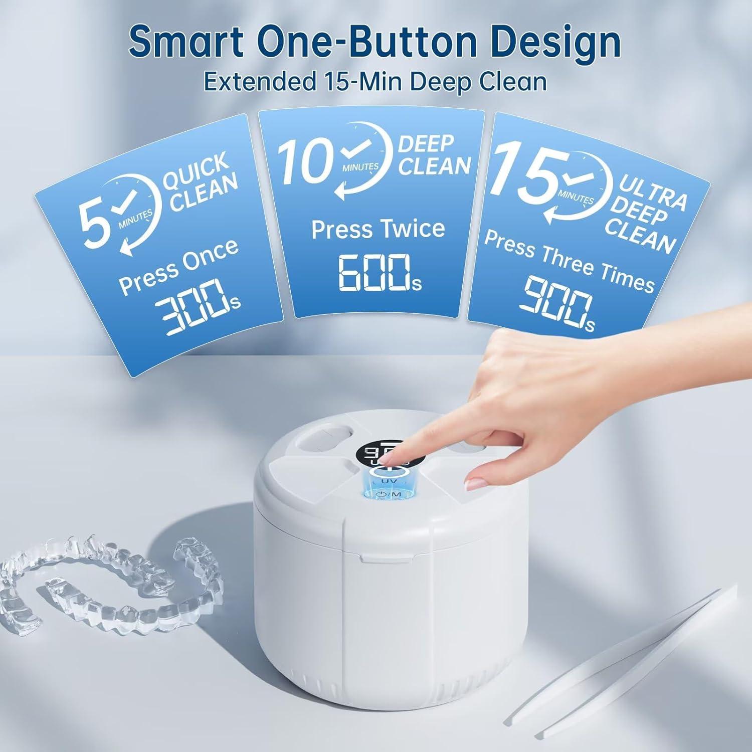 Limpiador Ultrasónico PUFTEM HC03 para Retenedores y Joyería 200ml