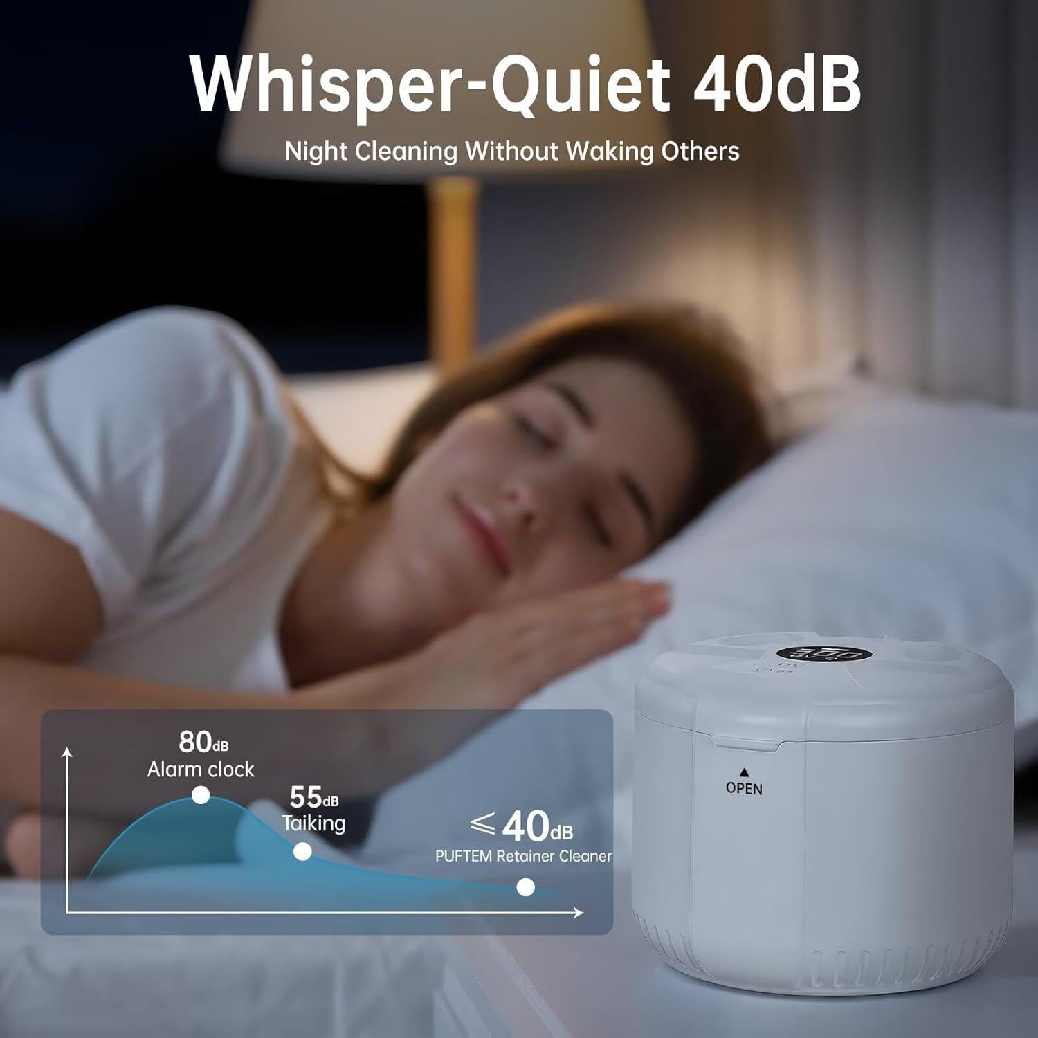 Limpiador Ultrasónico PUFTEM HC03 para Retenedores y Joyería 200ml