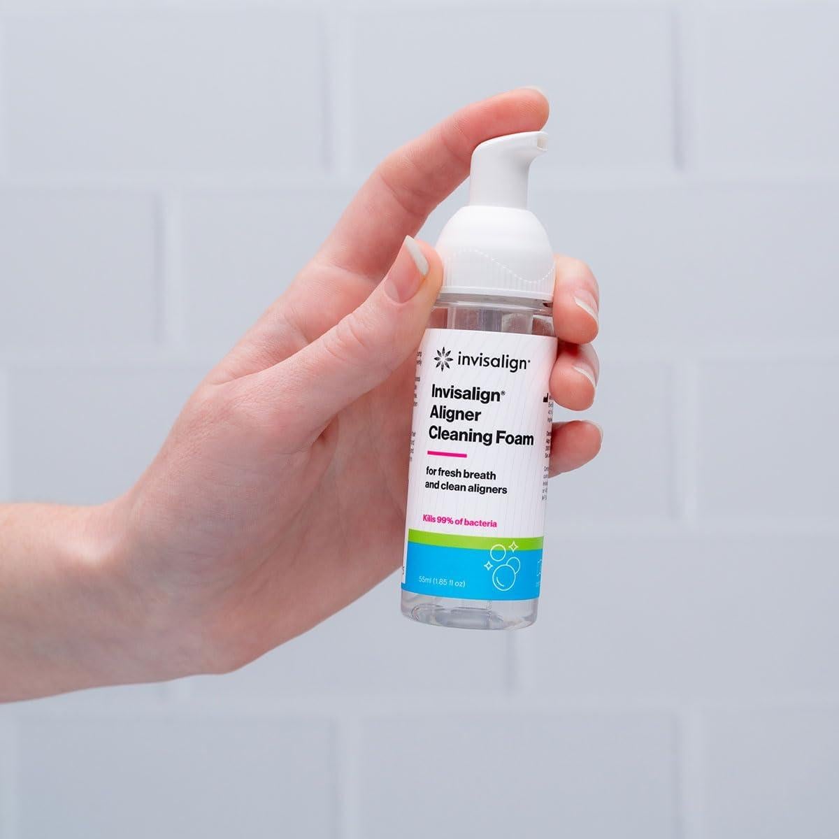 Espuma Limpiadora de Alineadores Invisalign 55 ml - Fresco y Eficaz