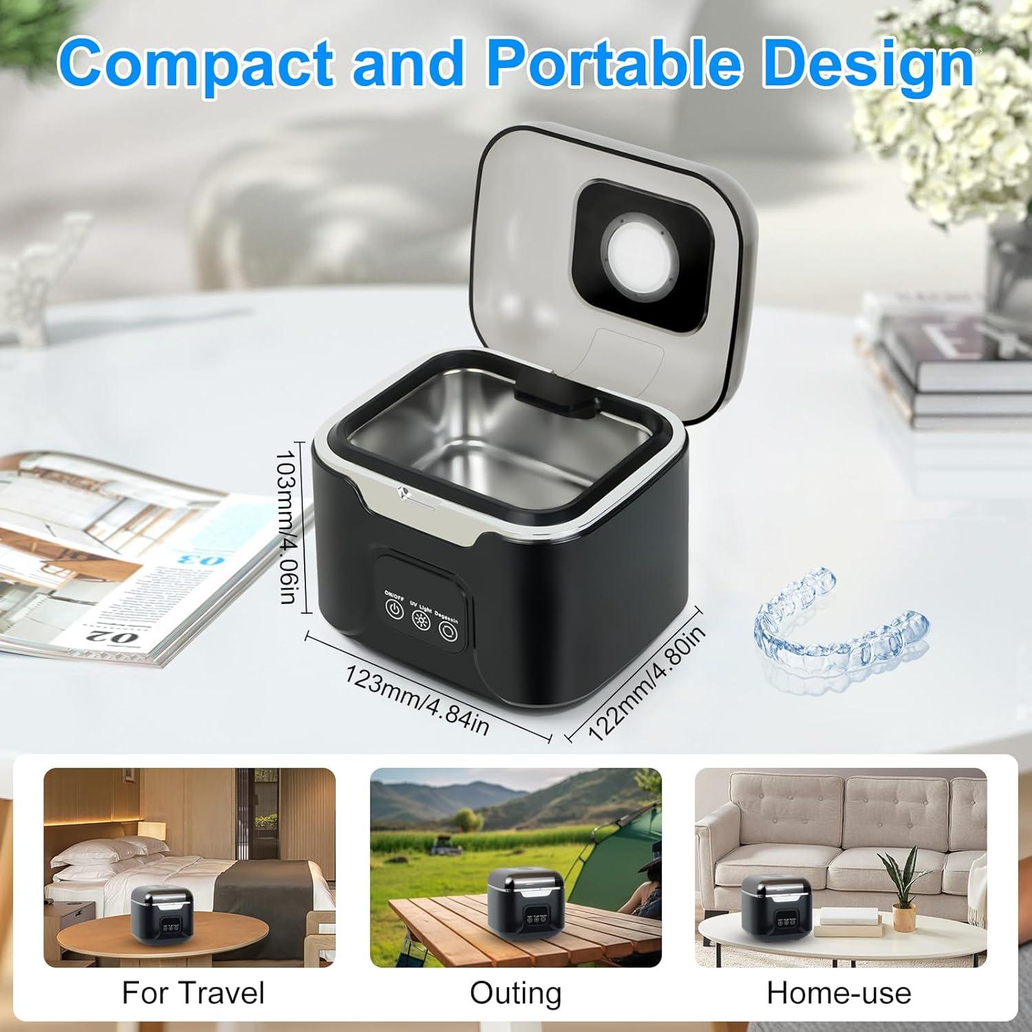 Limpiador Ultrasónico de Dentaduras PIGETALE 240ML 48kHz