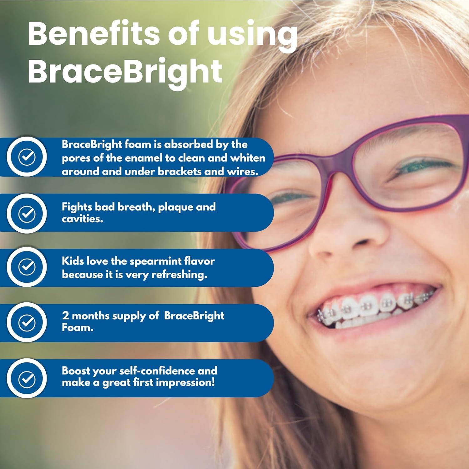 Kit de Blanqueamiento Dental BraceBright para Frenos - Sin Sensibilidad