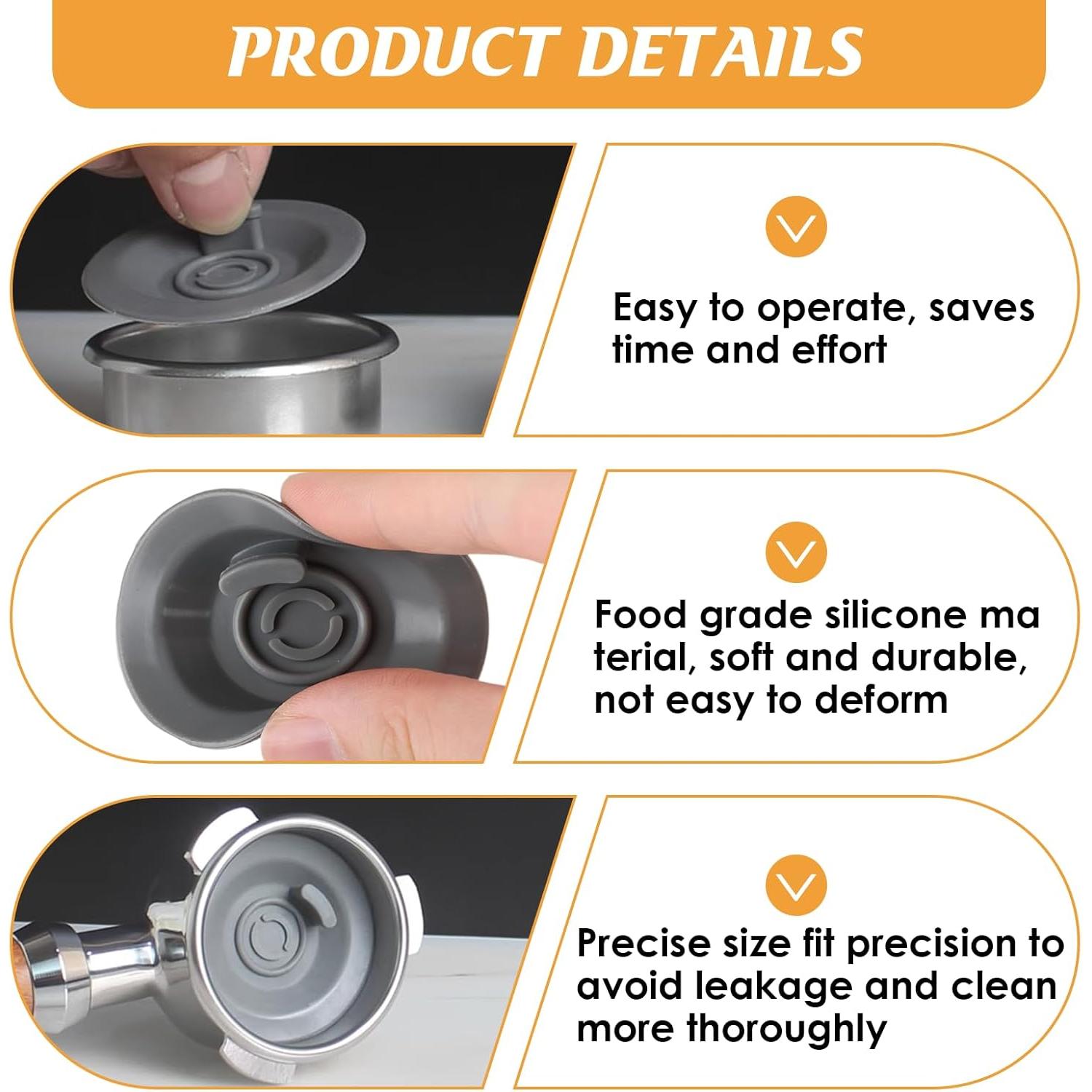 Discos de Limpieza de Retroceso de Espresso MILAKE 54mm - 2 Pcs