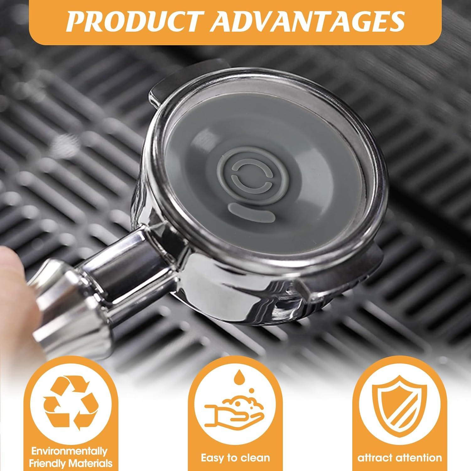 Discos de Limpieza de Retroceso de Espresso MILAKE 54mm - 2 Pcs