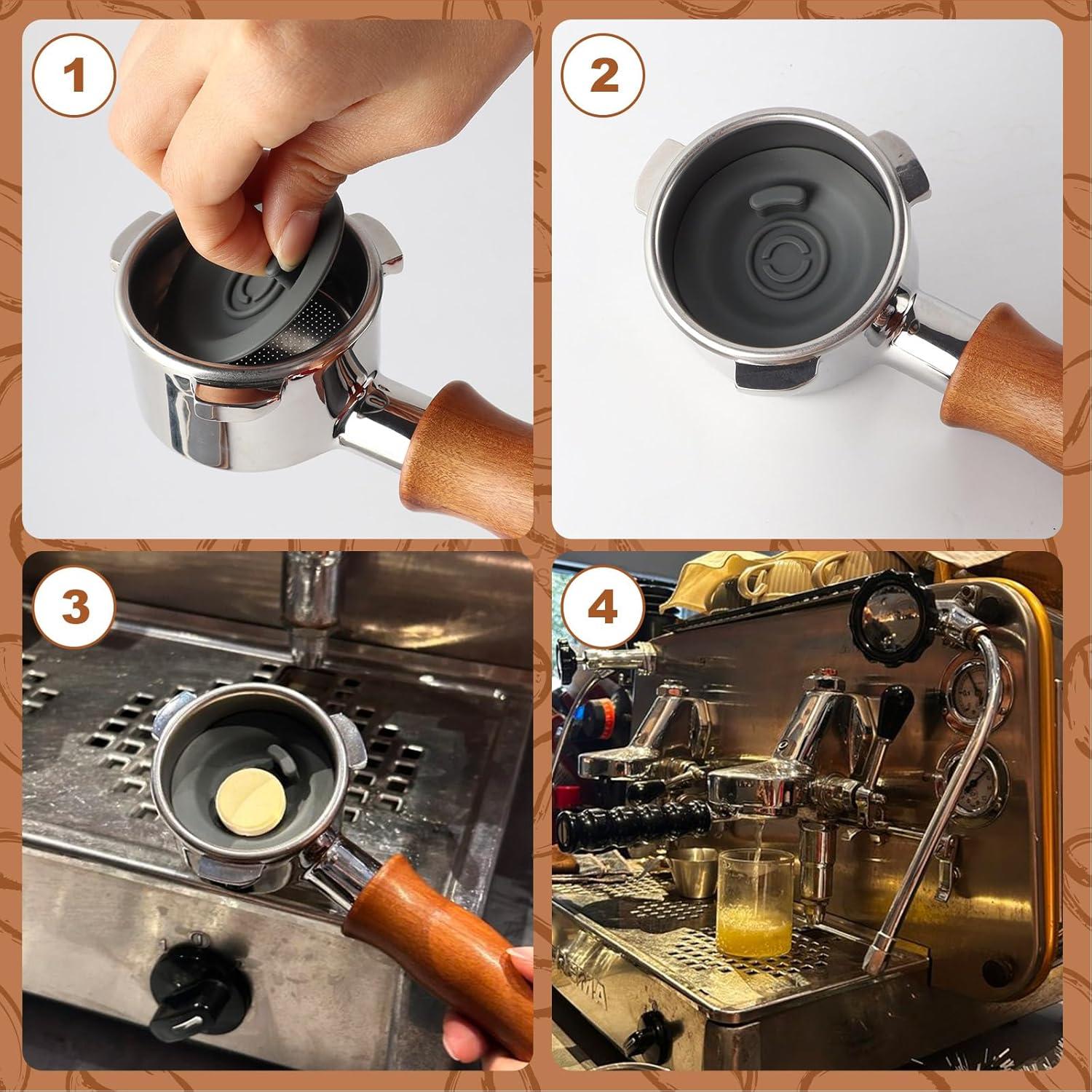 Disco de Limpieza para Espresso 54mm AUGHOA - Compatible Breville