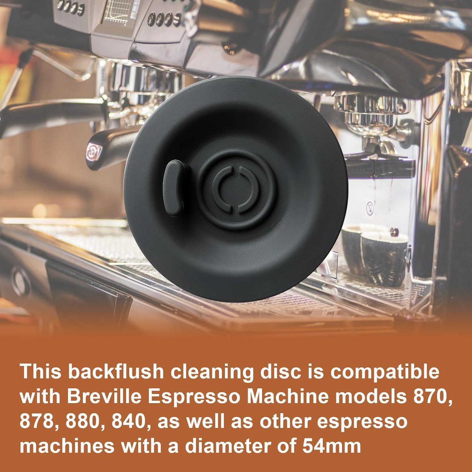 Disco de Limpieza para Espresso 54mm AUGHOA - Compatible Breville
