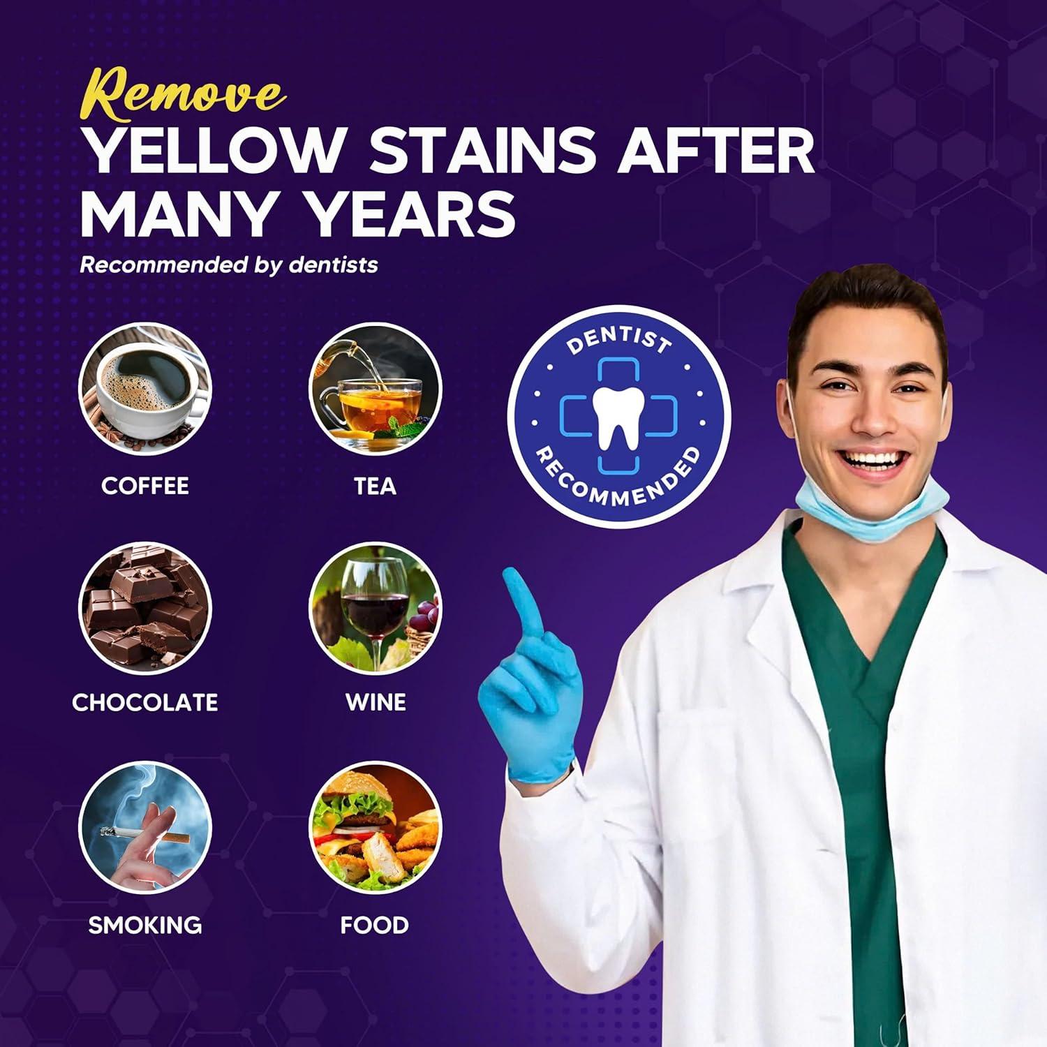 Espuma Blanqueadora de Dientes Abera Púrpura 150 ml - Natural y Efectiva