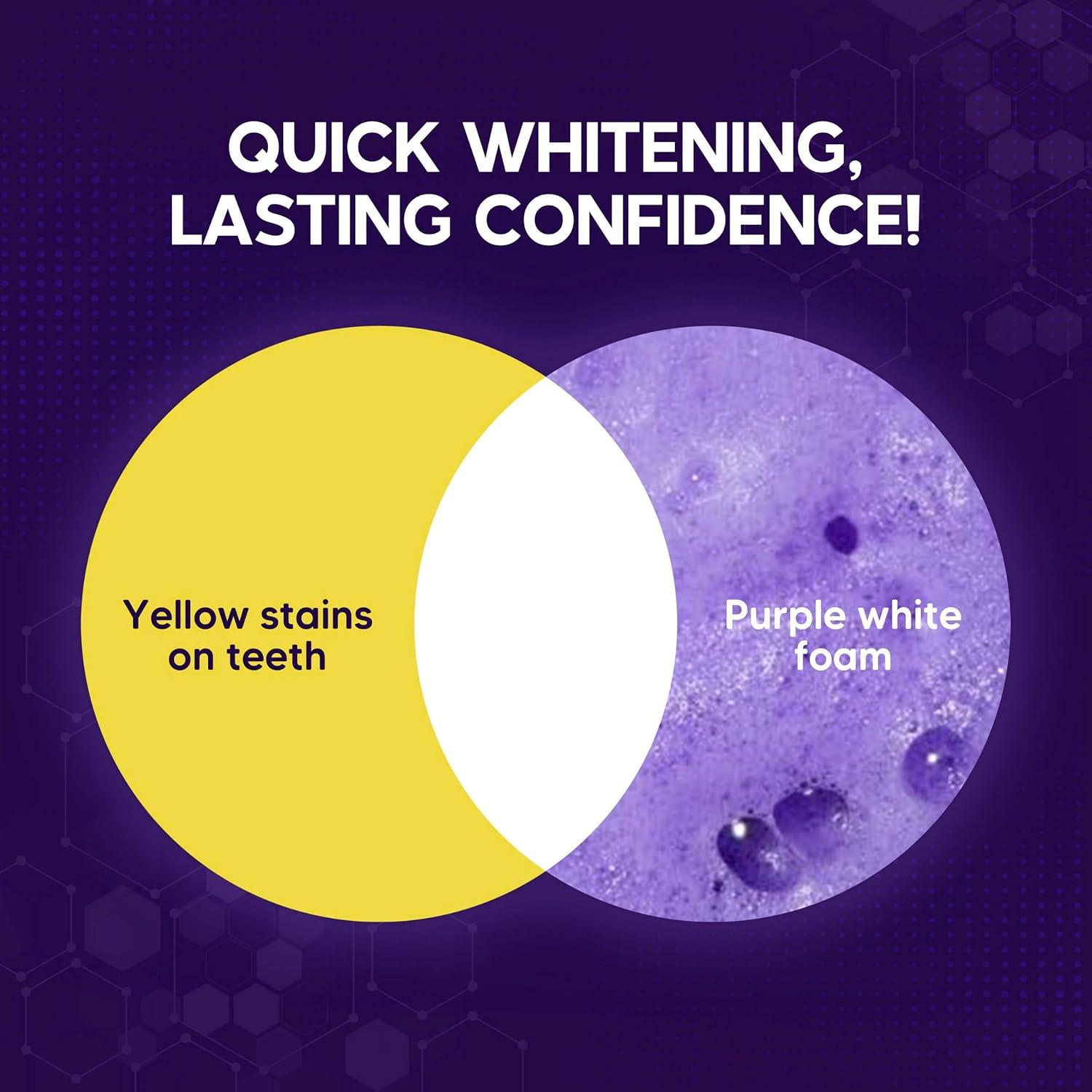 Espuma Blanqueadora de Dientes Abera Púrpura 150 ml - Natural y Efectiva