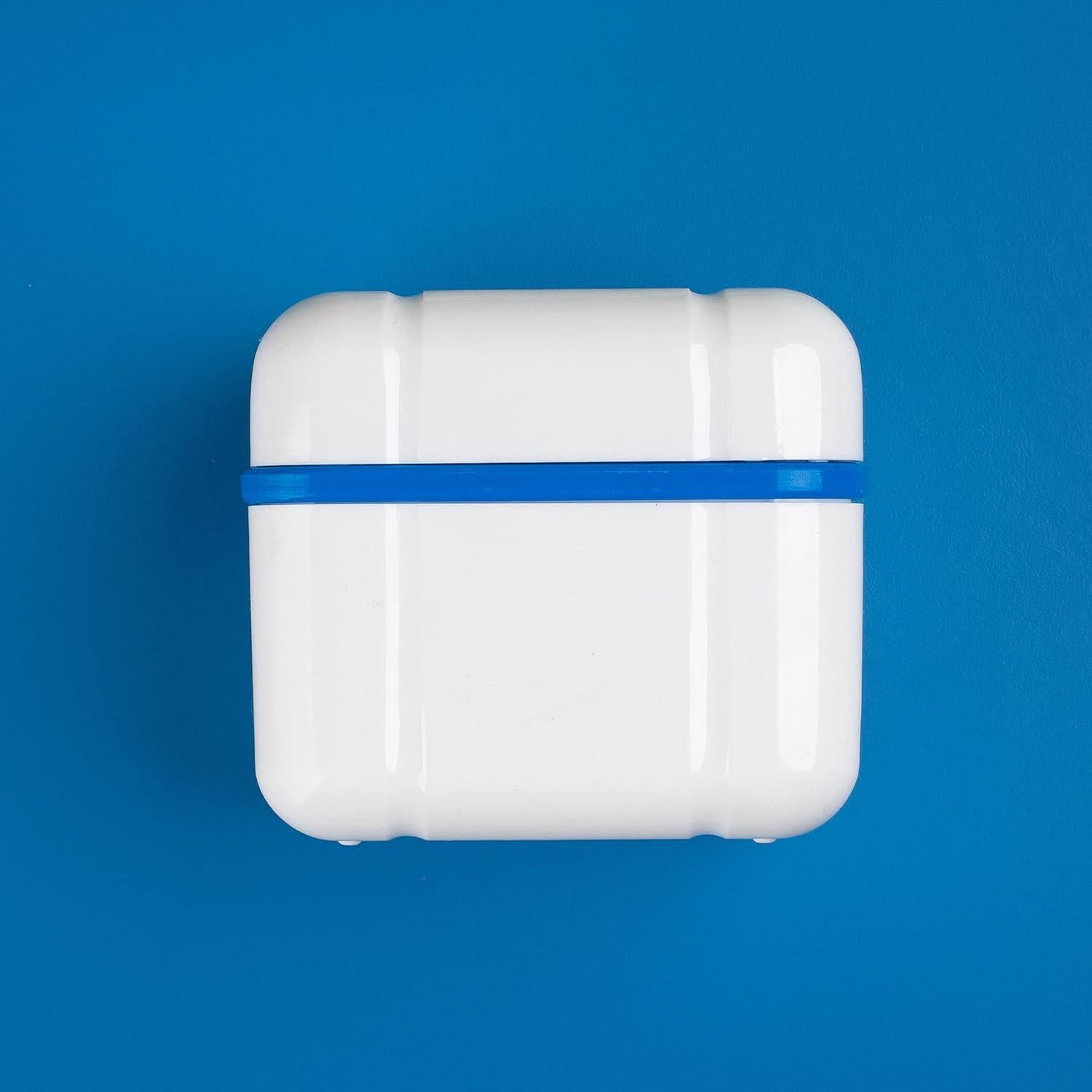 Caja de Limpieza Curaprox BDC 110 para Dentaduras Azul