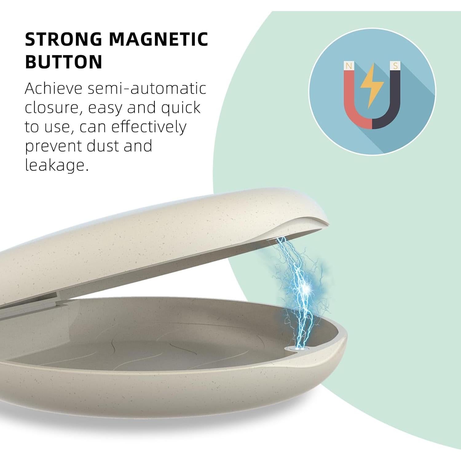 Funda de Retenedor Ralegy Marfil Premium - Compacta y Portátil