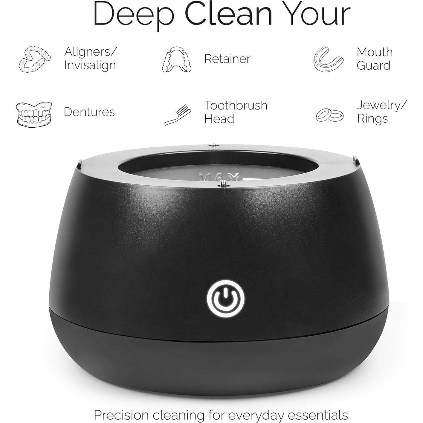 Limpiadora Ultrasónica FIONA JAMES 200ML para Retenedores y Alineadores