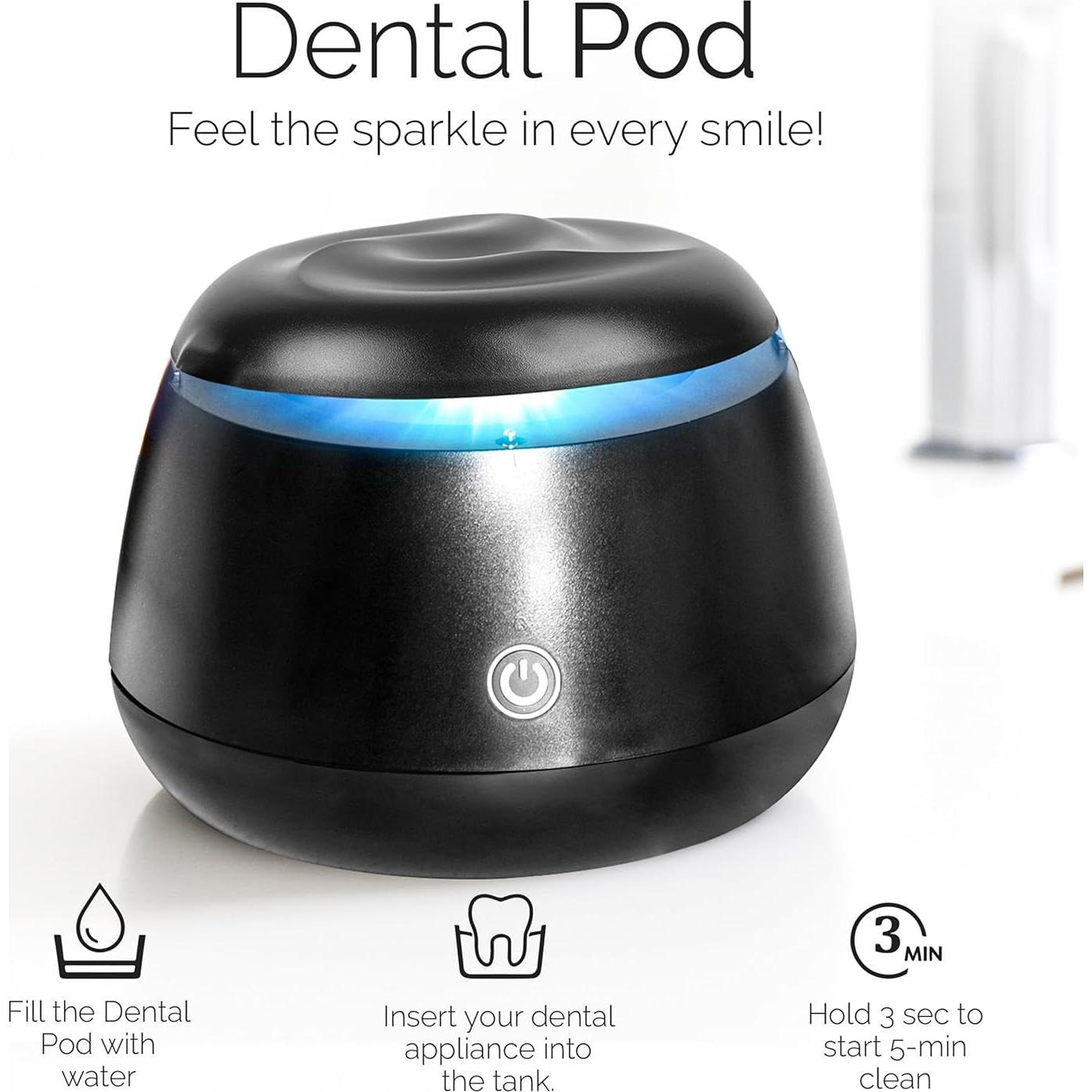 Limpiadora Ultrasónica FIONA JAMES 200ML para Retenedores y Alineadores