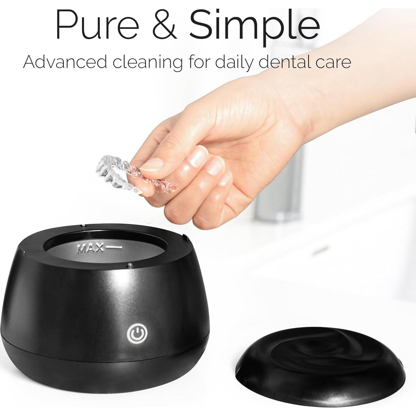 Limpiadora Ultrasónica FIONA JAMES 200ML para Retenedores y Alineadores