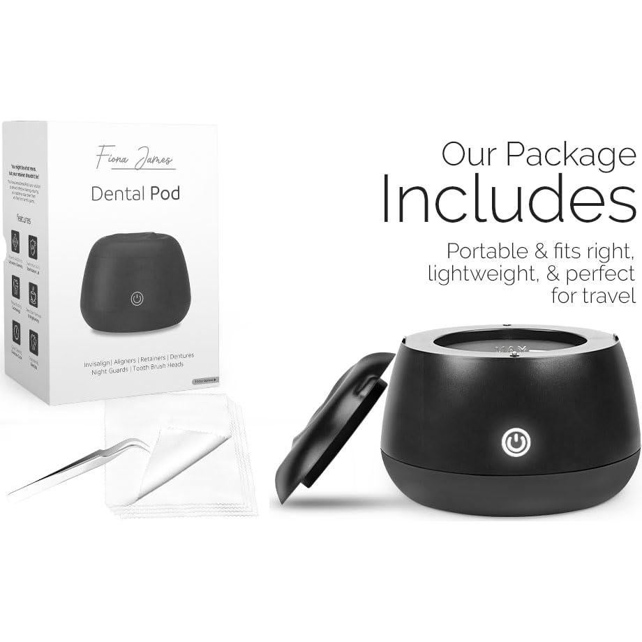 Limpiadora Ultrasónica FIONA JAMES 200ML para Retenedores y Alineadores