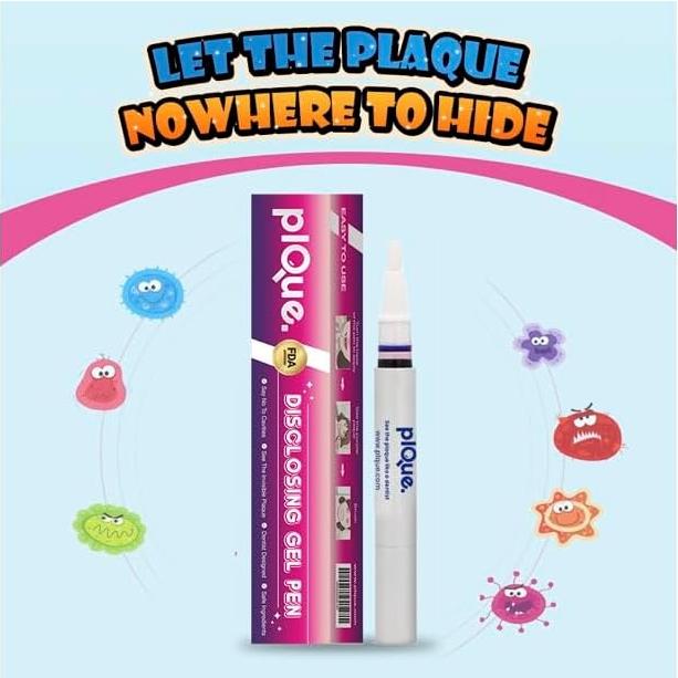 Bolígrafo Revelador de Placa PLQUE - Cuidado Oral Infantil y Adulto