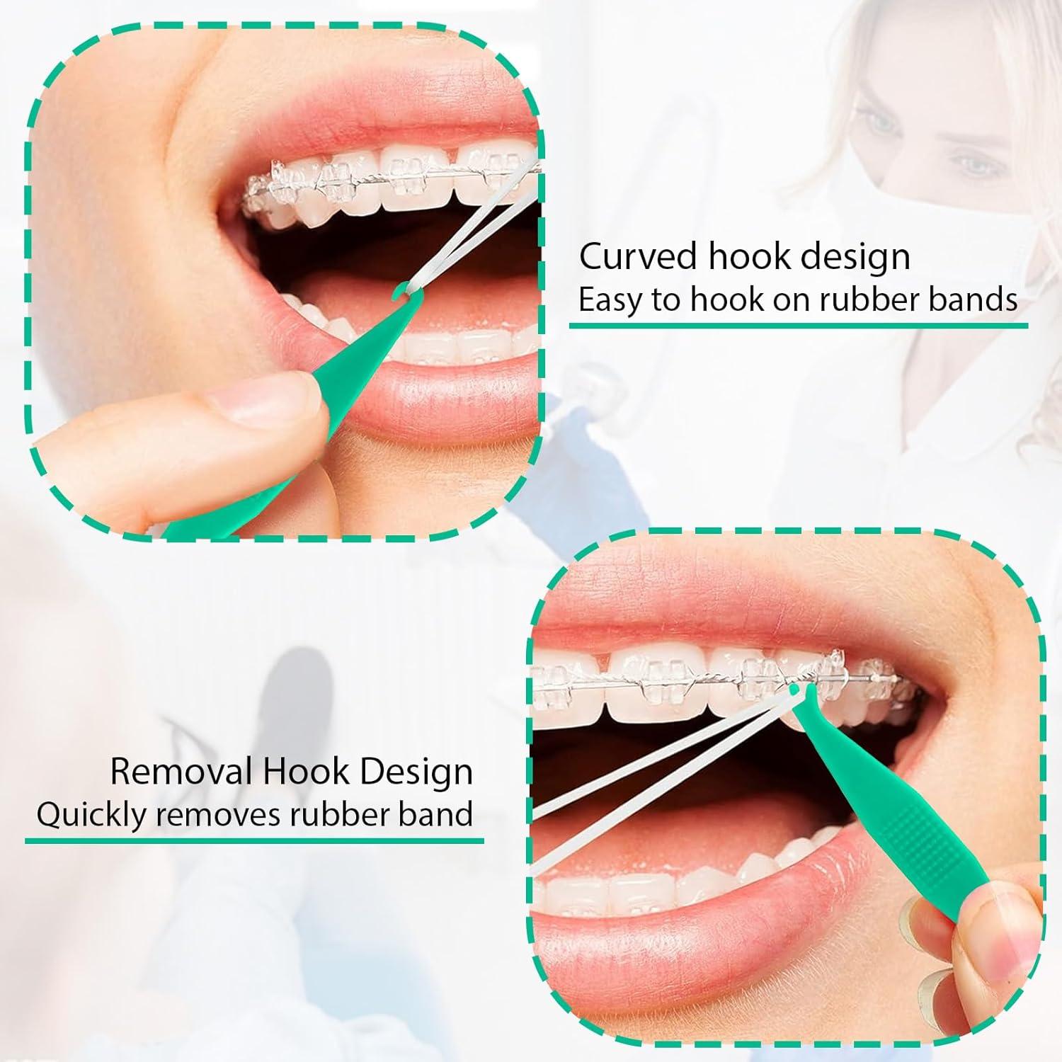 100 Piezas Colocadores Elásticos Ortodónticos YYING para Brackets