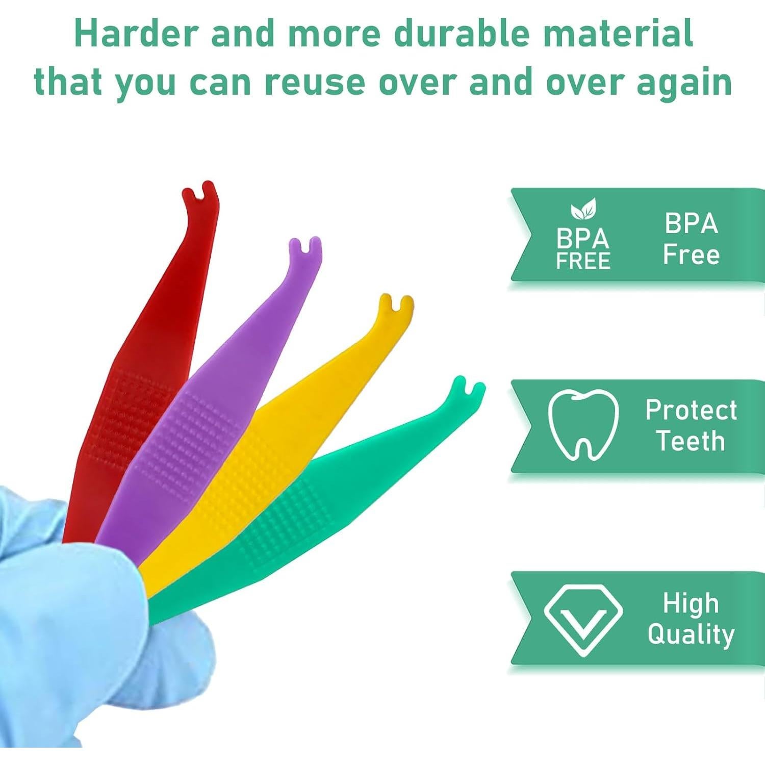 100 Piezas Colocadores Elásticos Ortodónticos YYING para Brackets