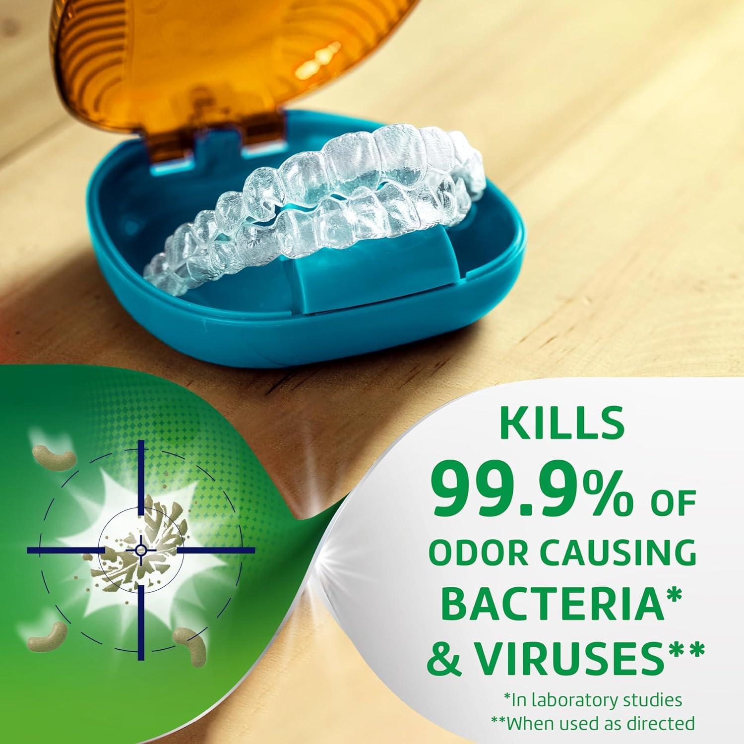 Tabletas Limpiadoras de Dentaduras Polident para Fumadores - 120 Unidades