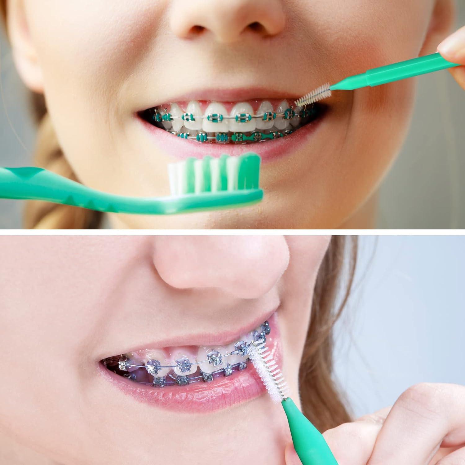 Set de Cepillos Interdentales Svalor 60 Piezas Multicolor