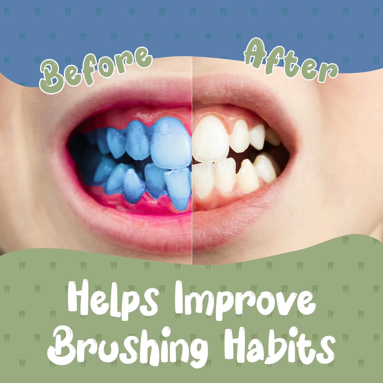 Tabletas Reveladoras de Placa Dental Hilo Dental Fluorado 102 Unidades Sabor Arándano