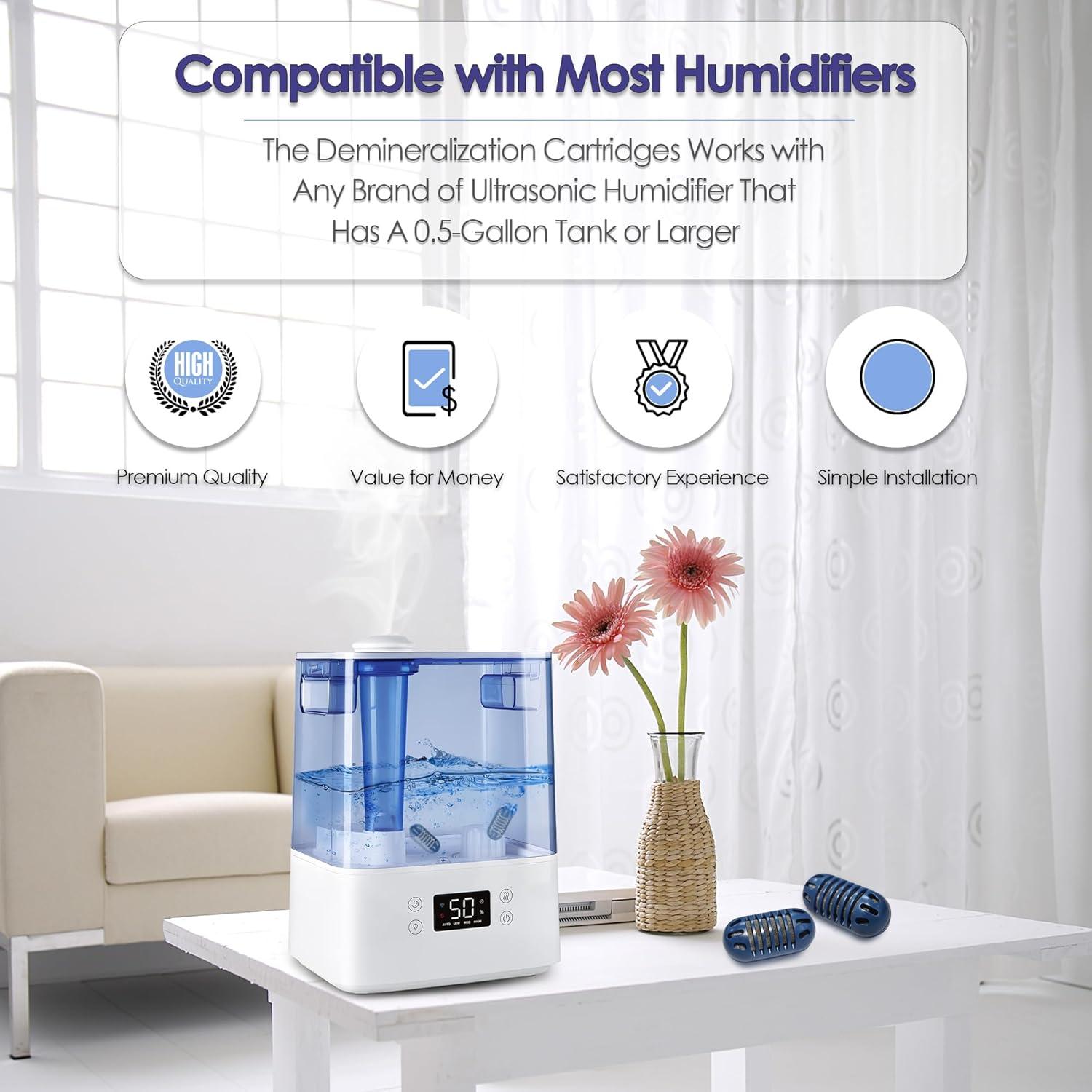 Paquete de 20 Cartuchos Desmineralización Humidificador SIAMENE UHE-HDC20