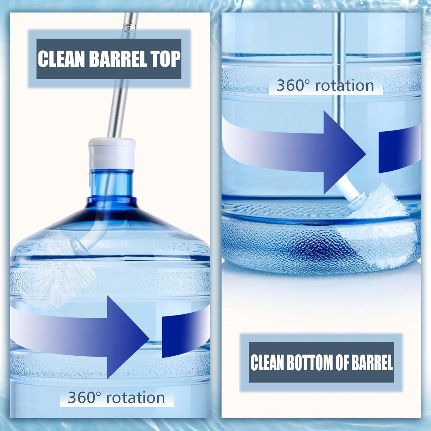 3 Cepillos de Botella Kehail Extra Largo 66cm para Cubos