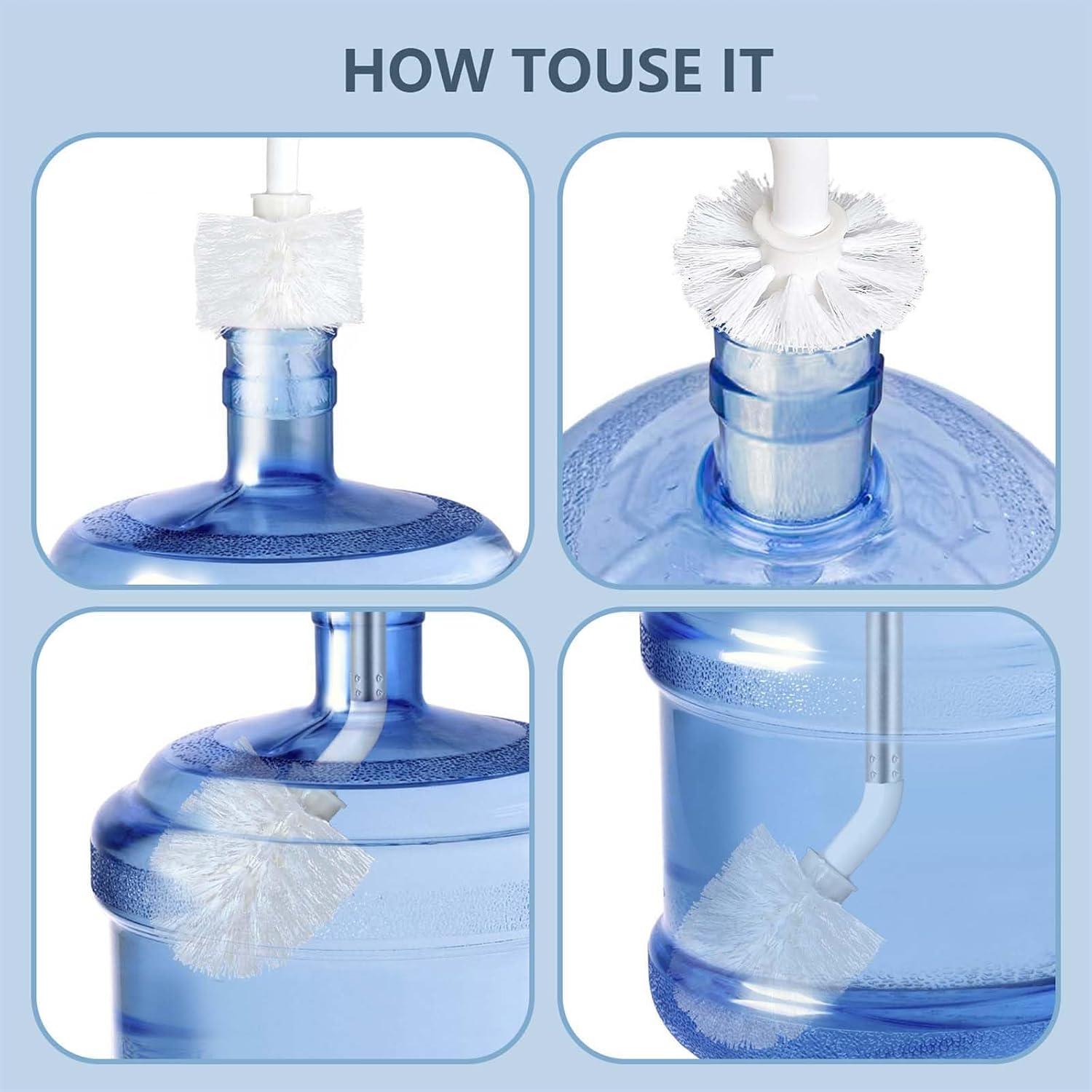 3 Cepillos de Botella Kehail Extra Largo 66cm para Cubos