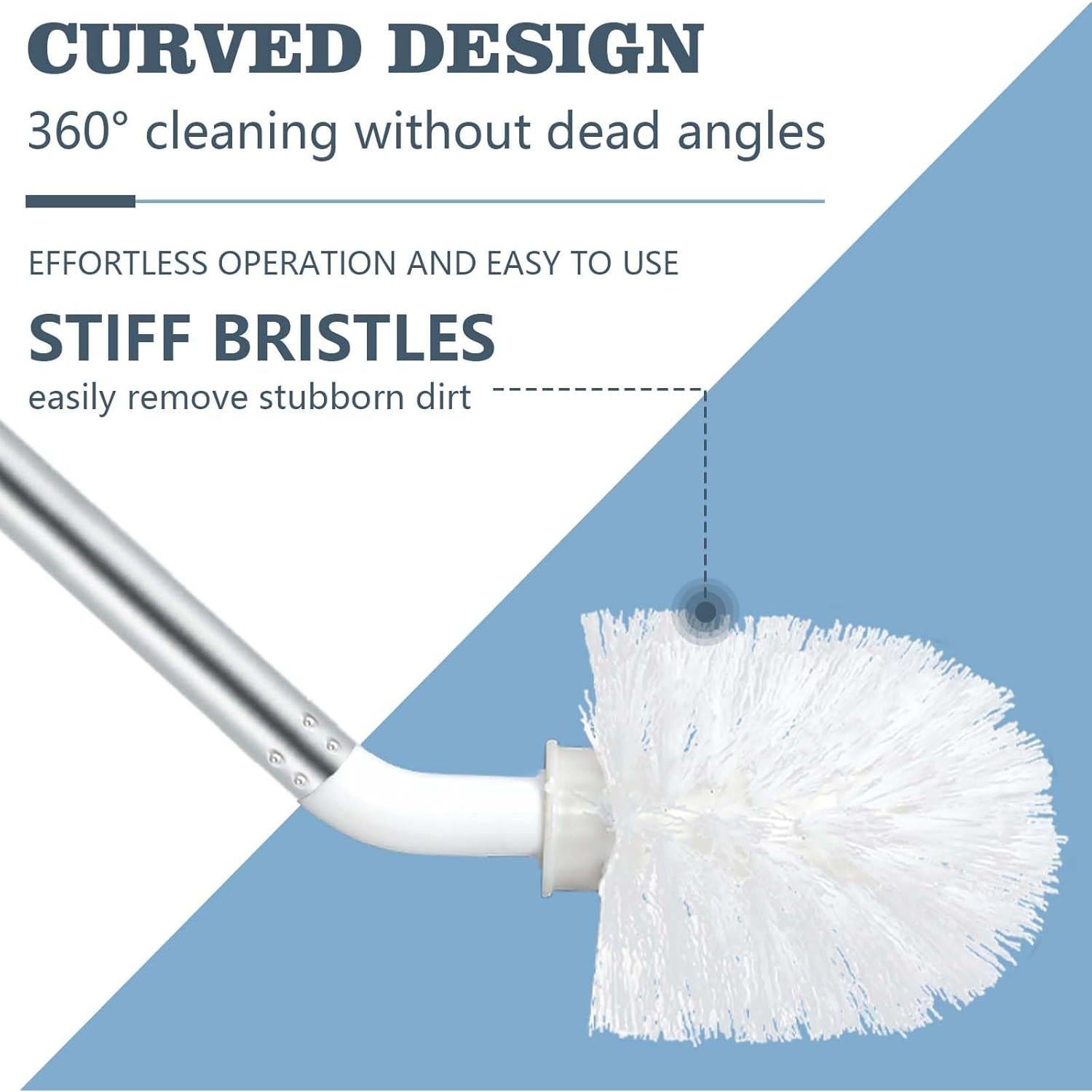 3 Cepillos de Botella Kehail Extra Largo 66cm para Cubos