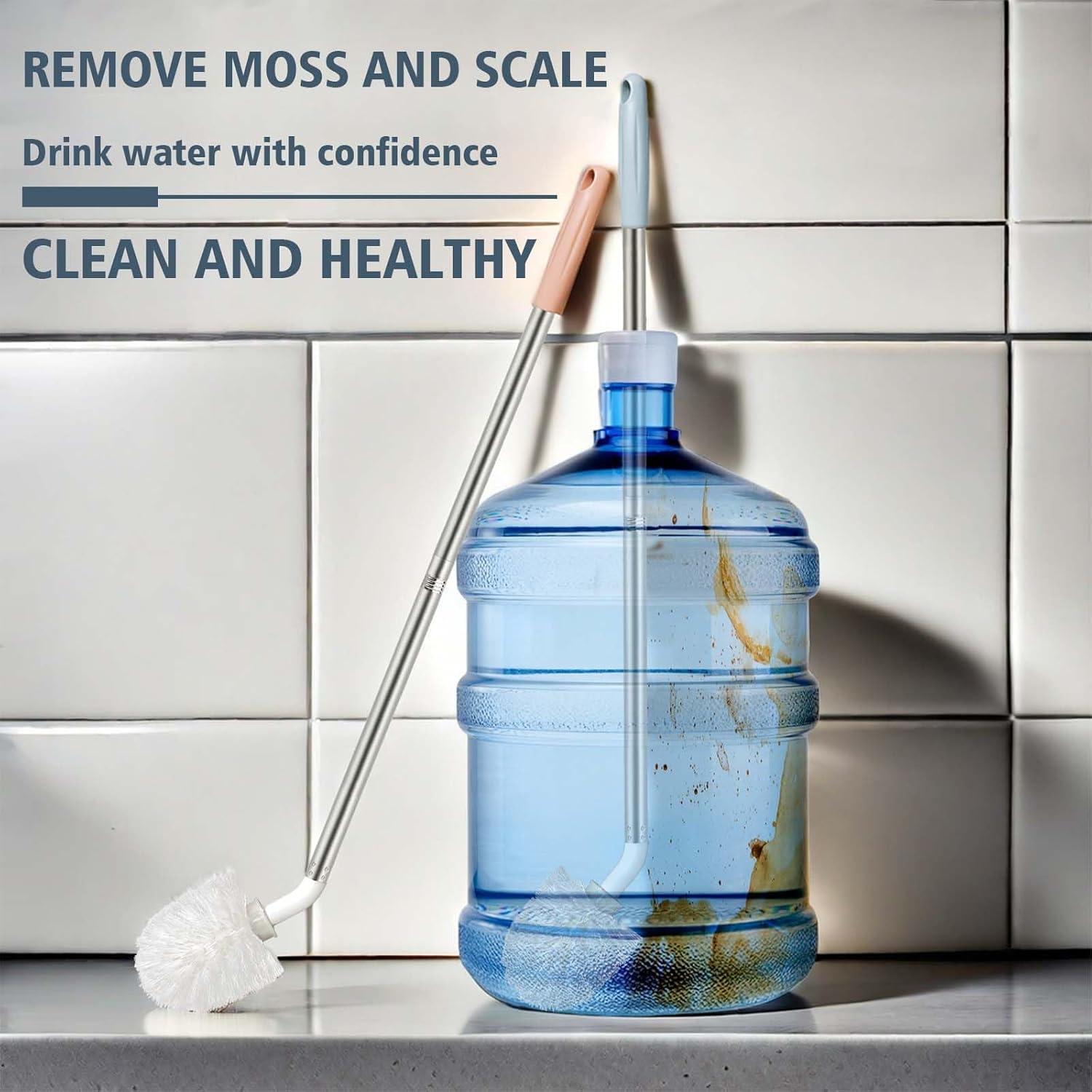 3 Cepillos de Botella Kehail Extra Largo 66cm para Cubos