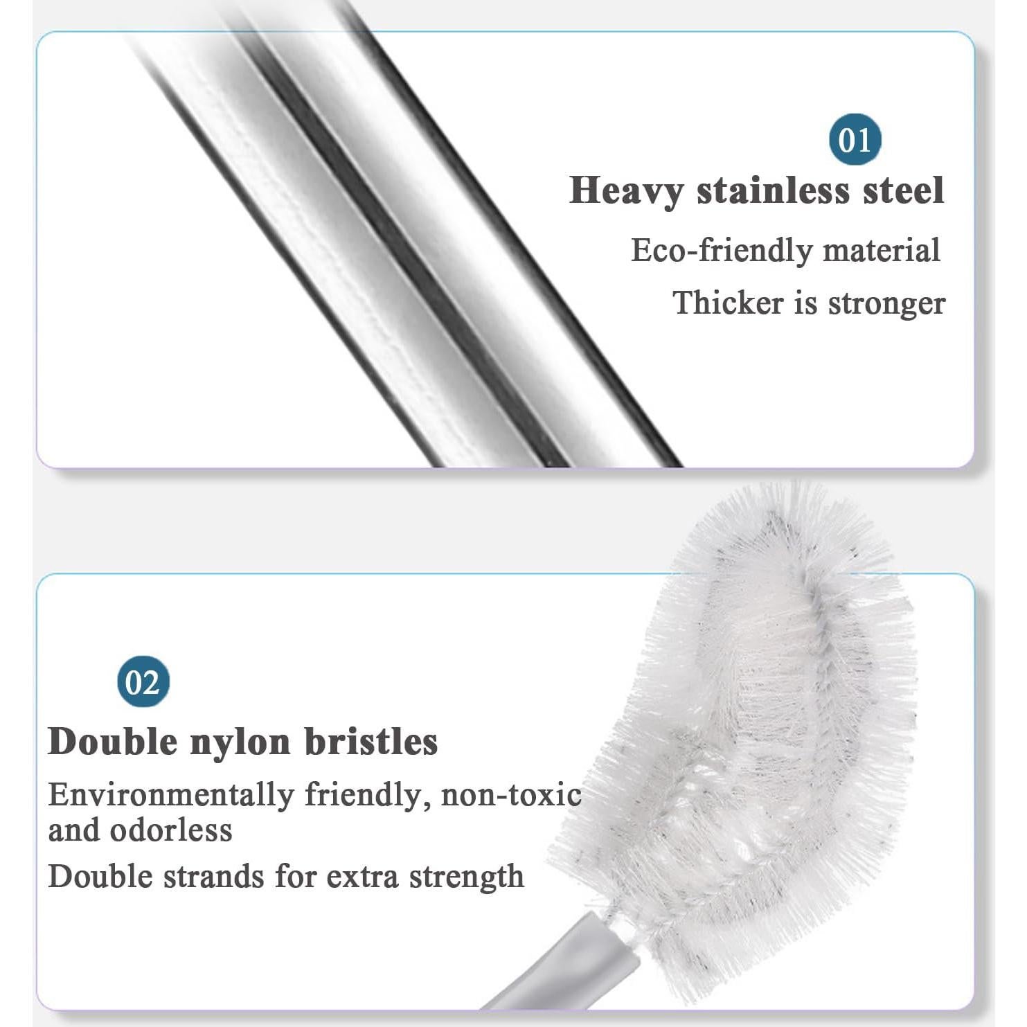 Cepillo de Botella RDGDFONG 71 cm Acero Inoxidable Rosa