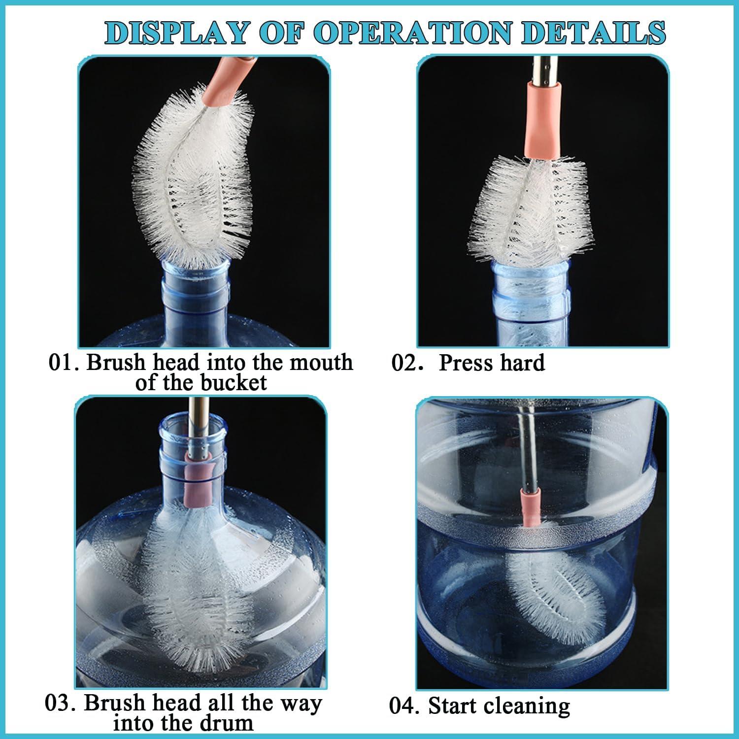 Cepillo de Botella RDGDFONG 71 cm Acero Inoxidable Rosa