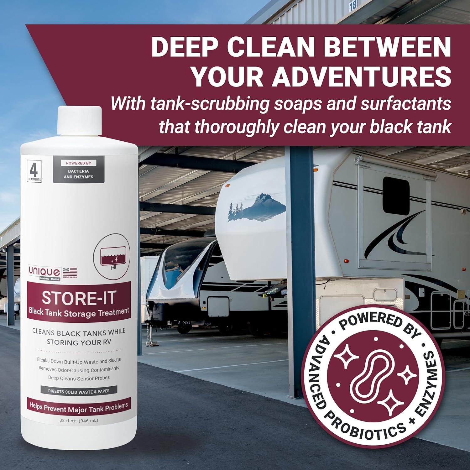 Limpiador Líquido para Tanques Negros RV Unique Store-It 946 ml