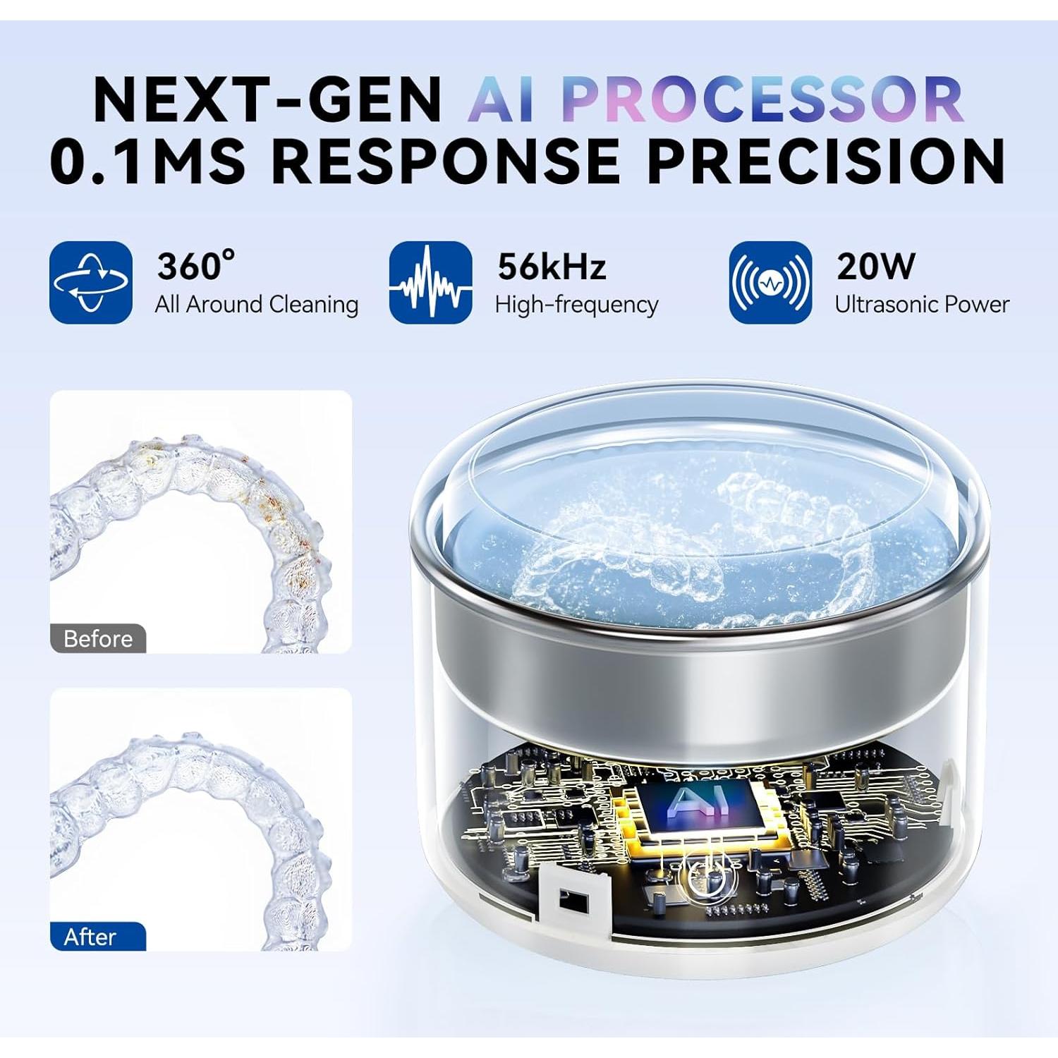 Limpiador Ultrasónico Pod Shantou SE-910 para Joyería y Retenedores