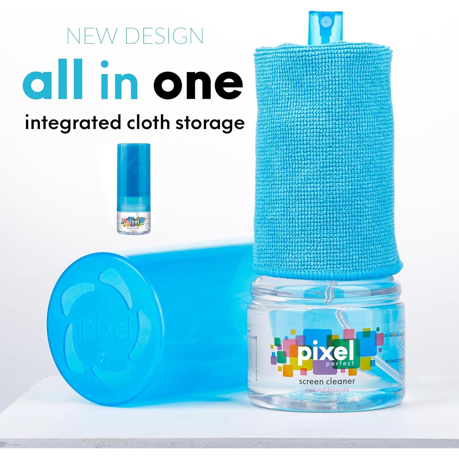 Kit Limpiador de Pantallas Pixel Perfect 300ml con Toalla Microfibra