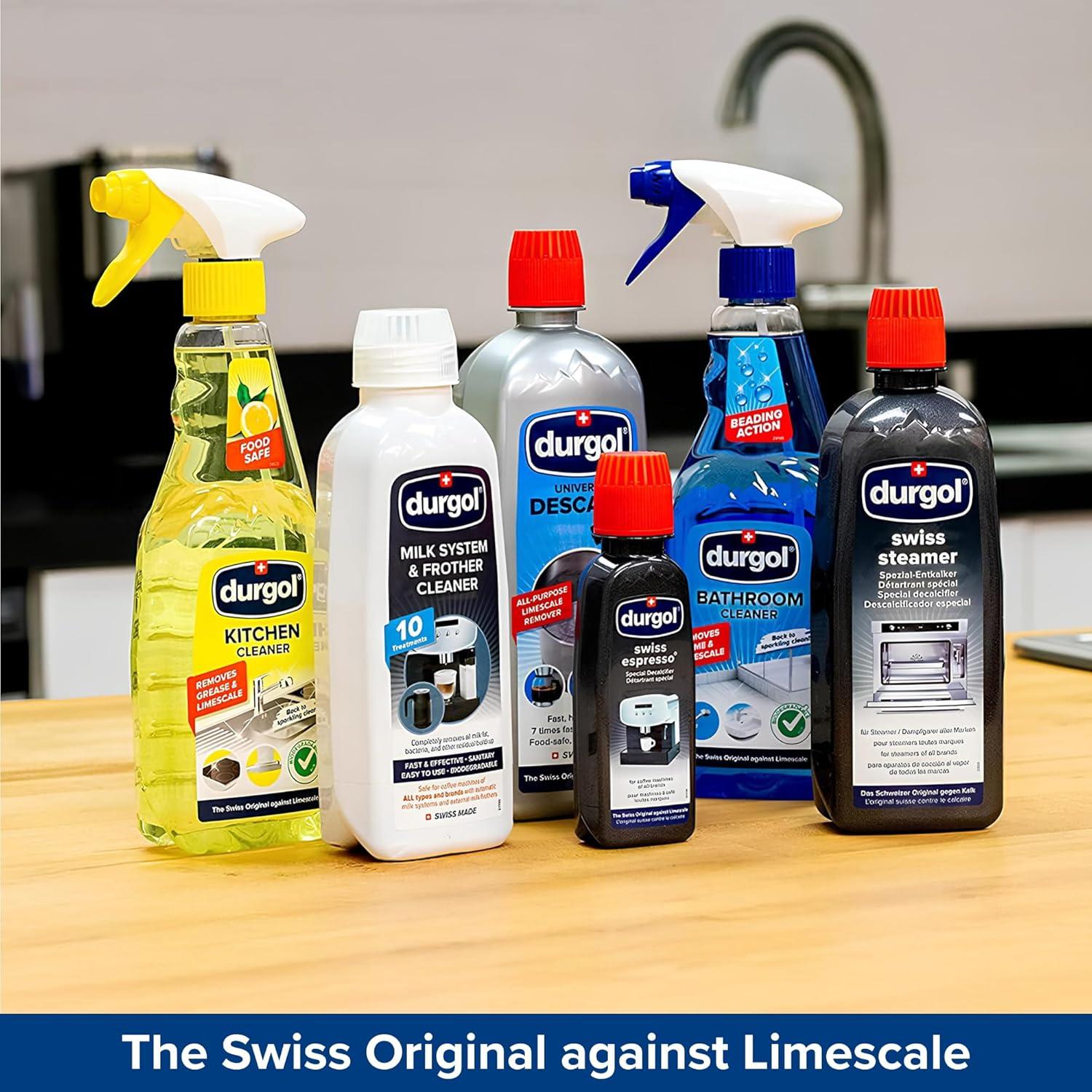 Durgol Swiss Descalcificador para Cafeteras y Máquinas de Espresso 124.2ml x10