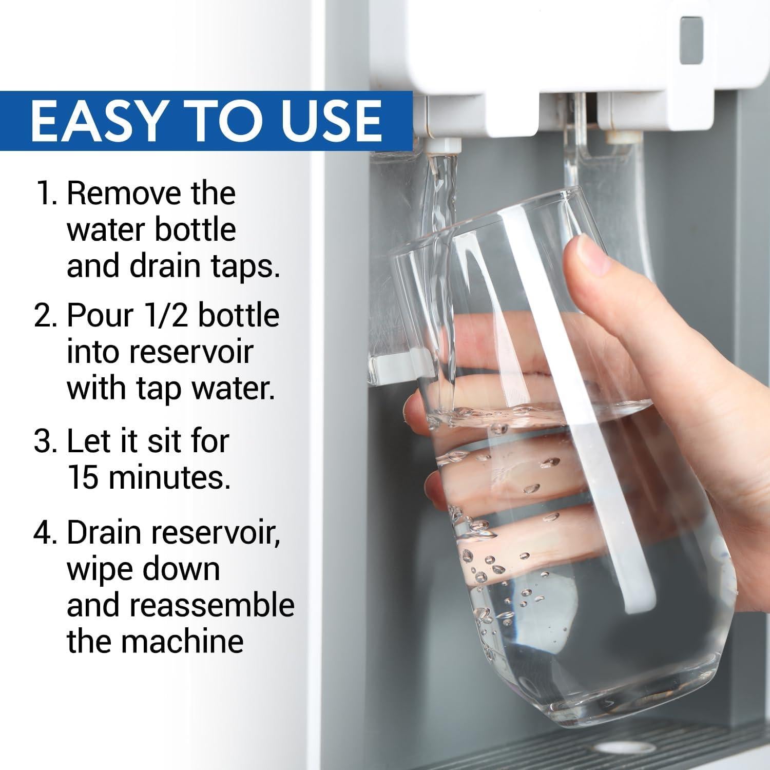 Limpiador de Dispensadores de Agua IMPRESA - 2 x 236.6 ml