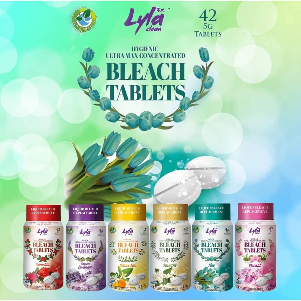 Tabletas de Blanqueador Lyla Clean 42 Unidades 210 g Lavanda