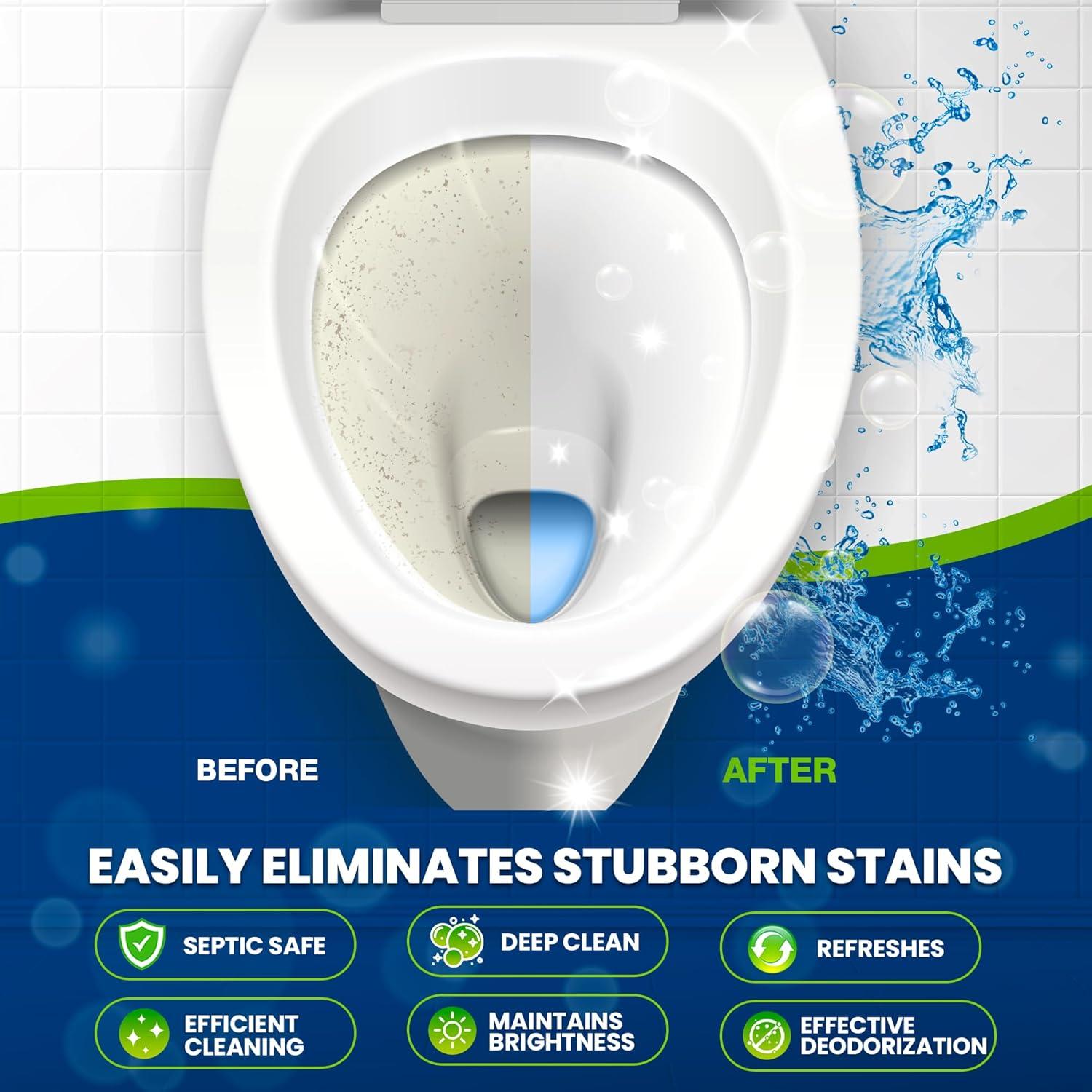 True Fresh Limpiador 2-en-1 para Lavadora e Inodoro - 49 Tabletas