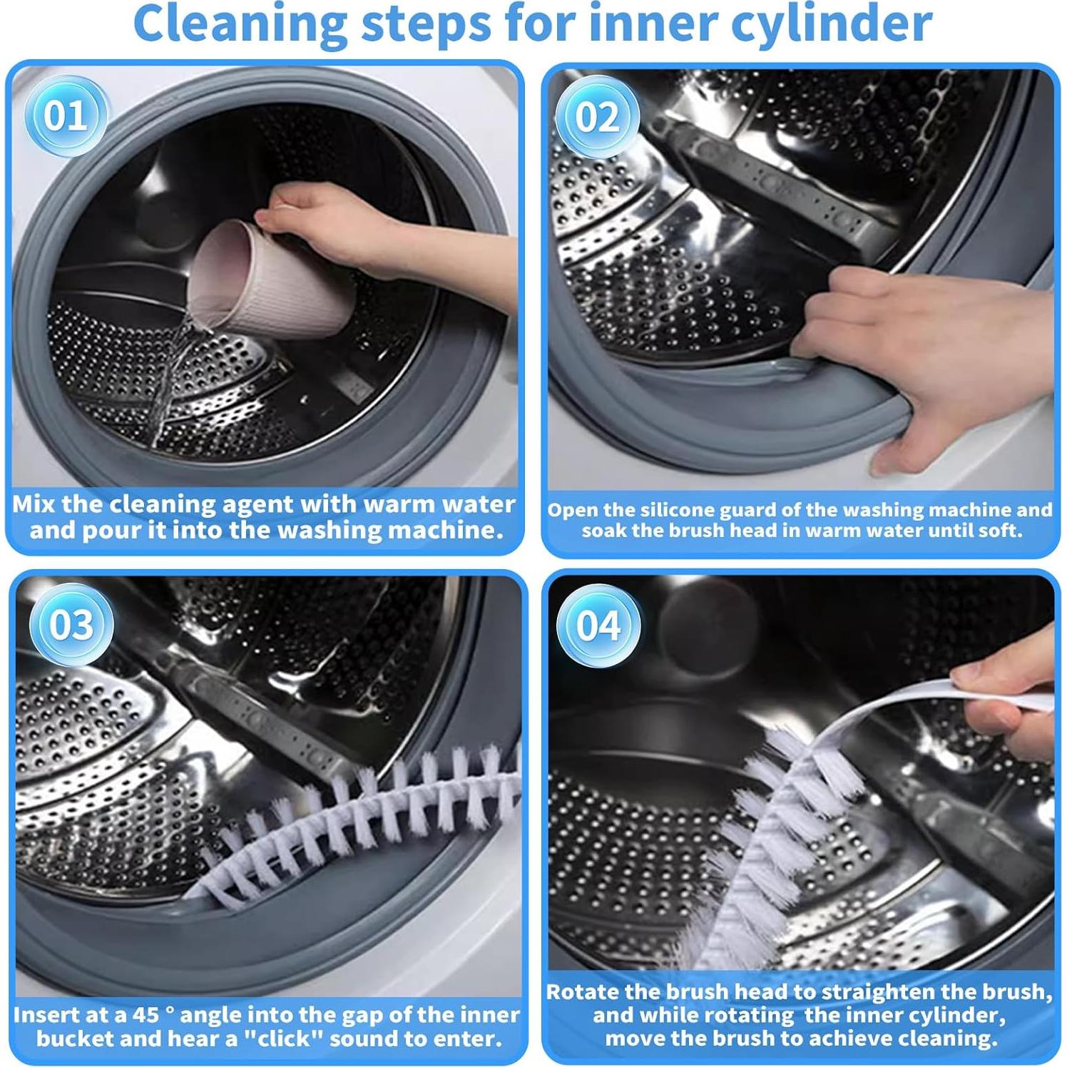 Kit de limpieza 7 piezas LIFCIUSO para lavadoras y hogar