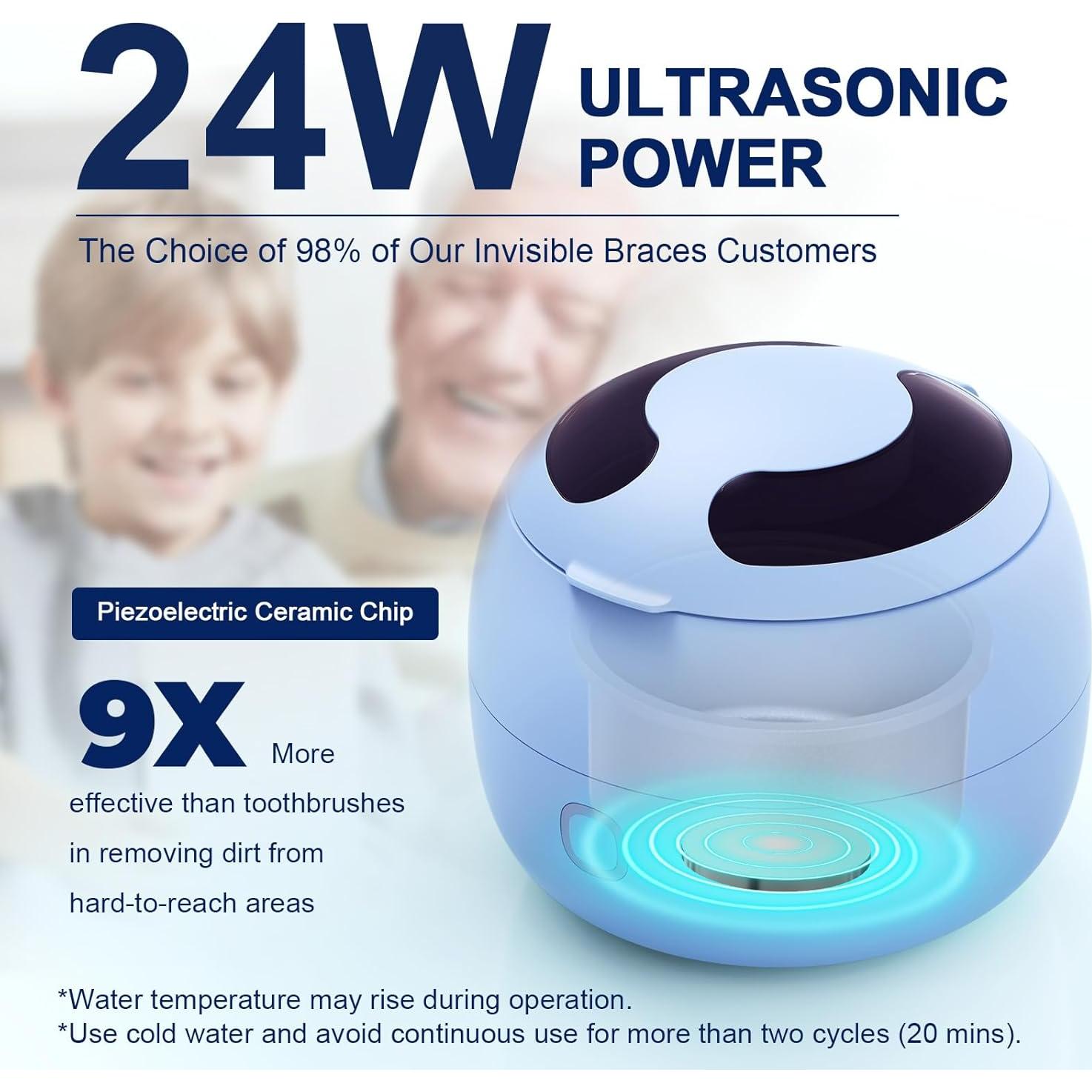 Limpiador Ultrasonico de Retenedores ZYREX 200ml 45kHz