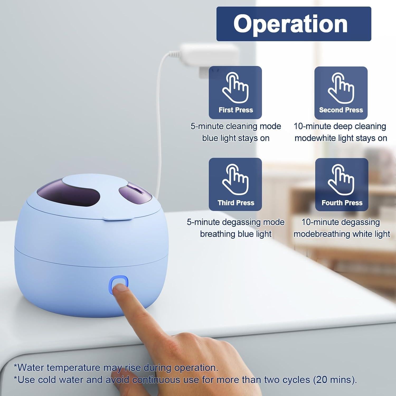 Limpiador Ultrasonico de Retenedores ZYREX 200ml 45kHz