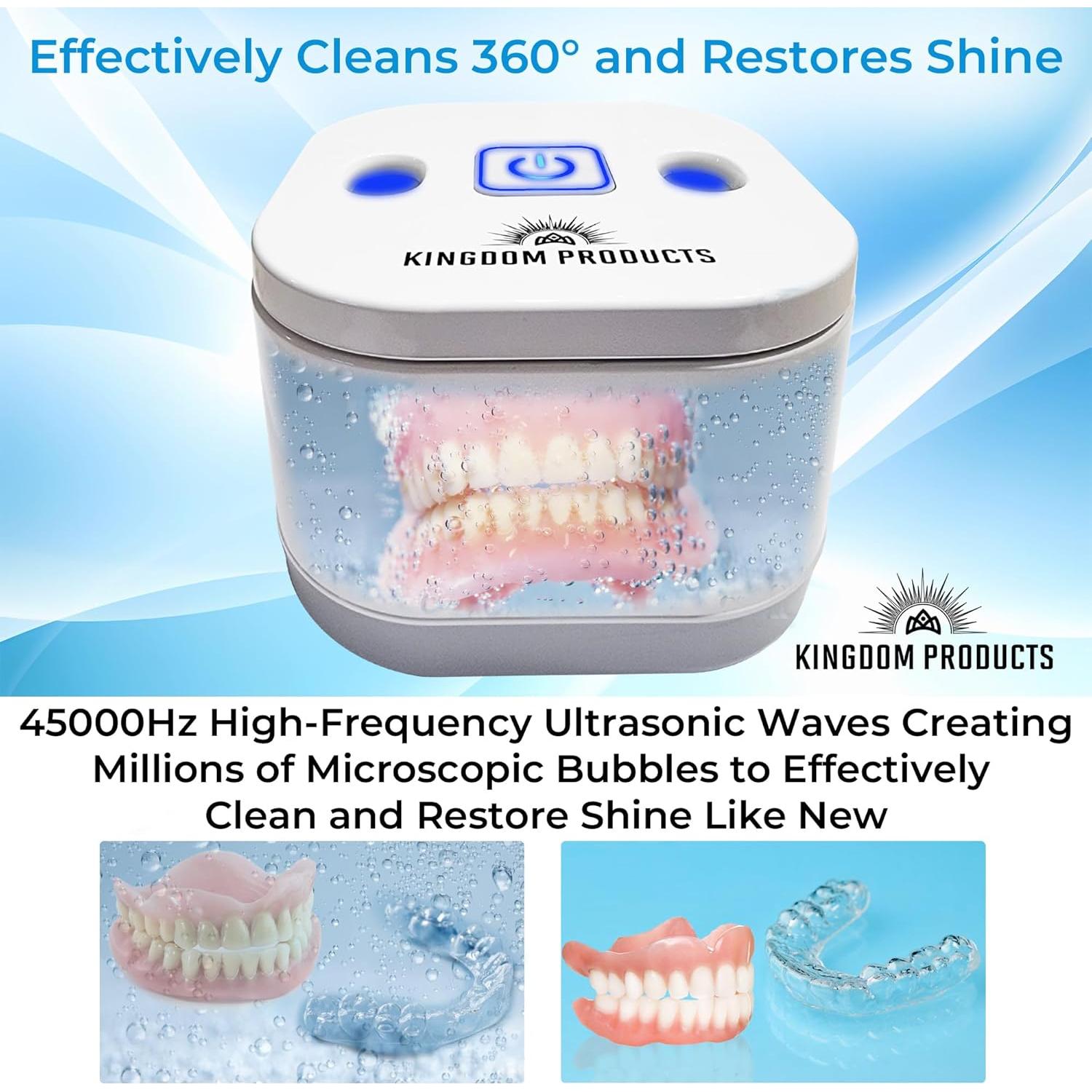 Limpiador Ultrasónico de Retenedores 200ml Kingdom Products