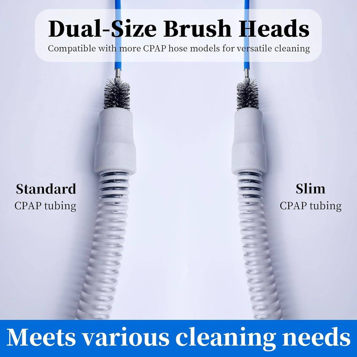 Kit de Limpieza CPAP SHUNYI - Cepillo Doble Extremo 15-19mm