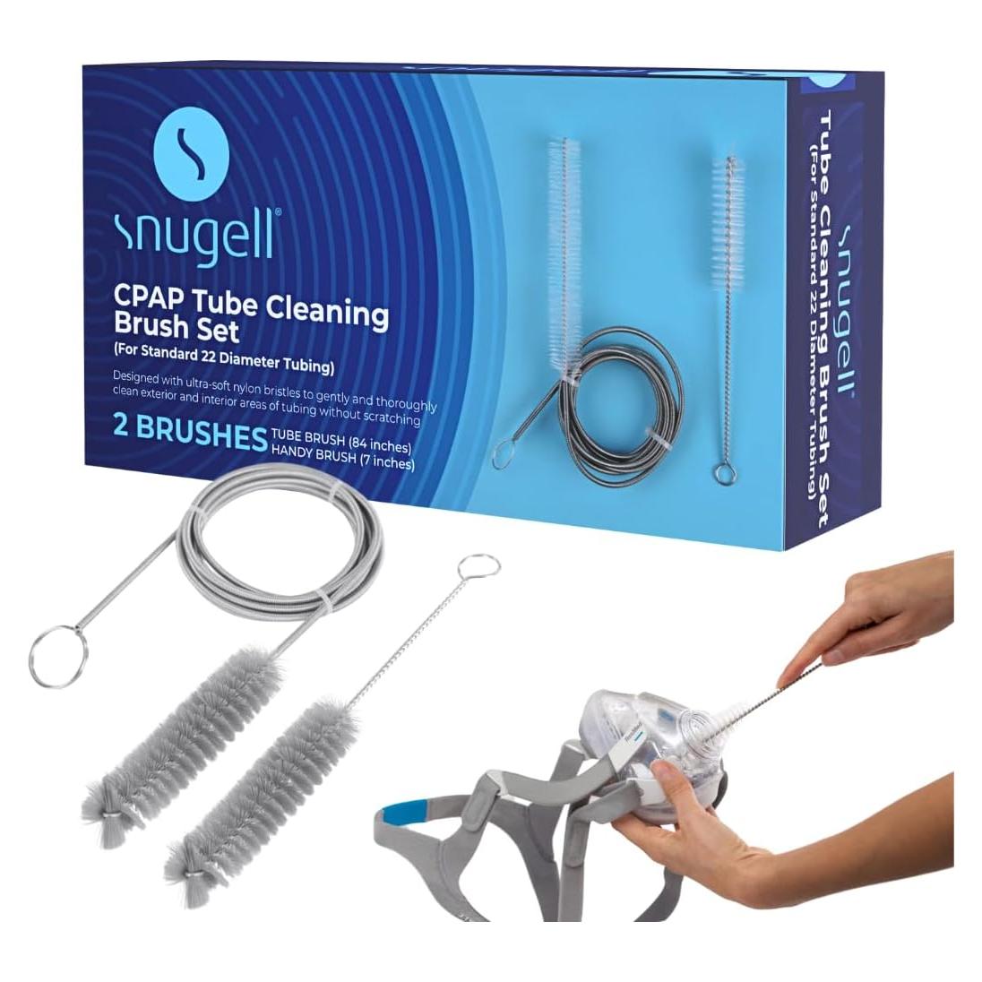 Juego de Cepillos Limpiadores CPAP Snugell - 2 Piezas 213 cm y 18 cm