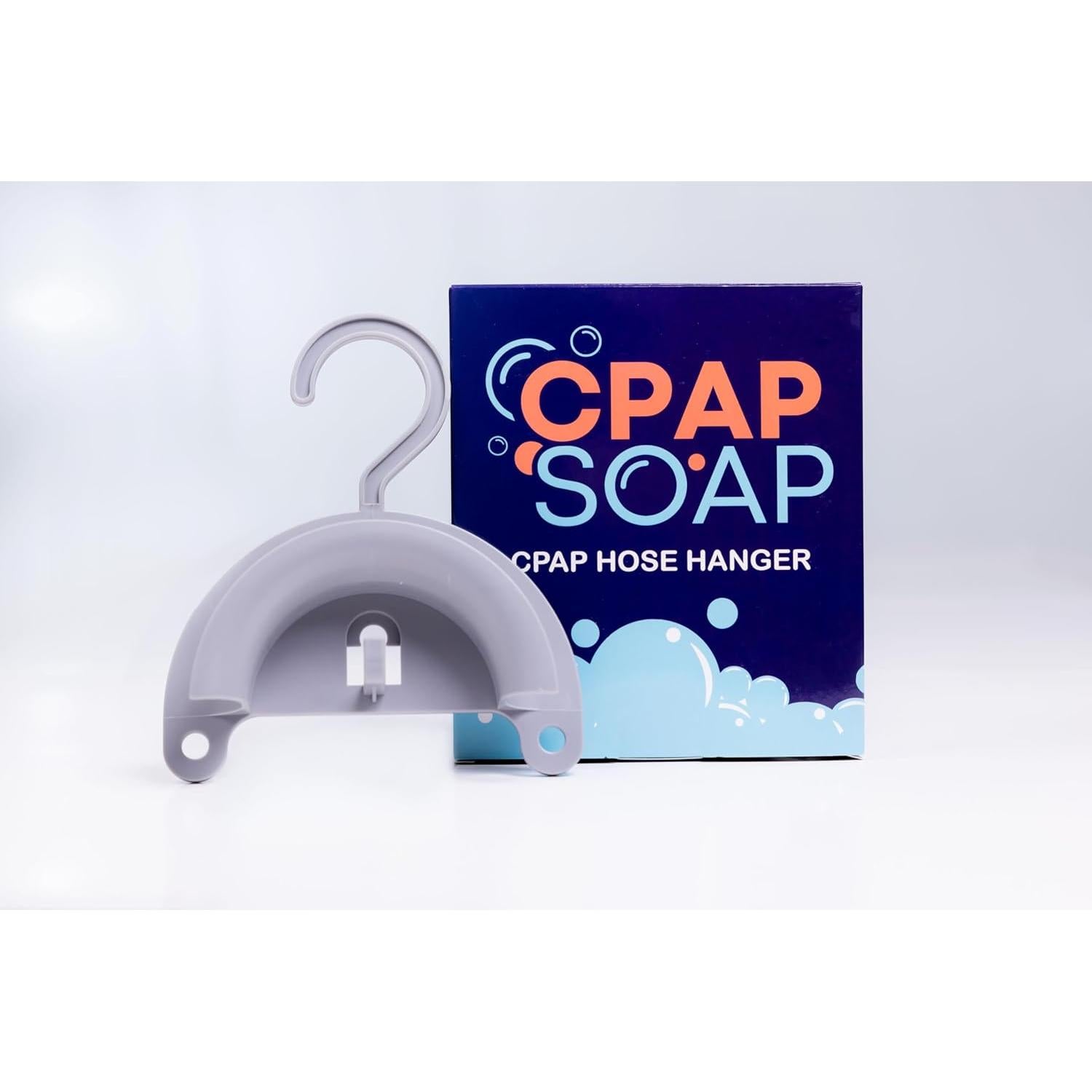 Juego de limpieza CPAP: 30 días de jabón, cepillos y colgador